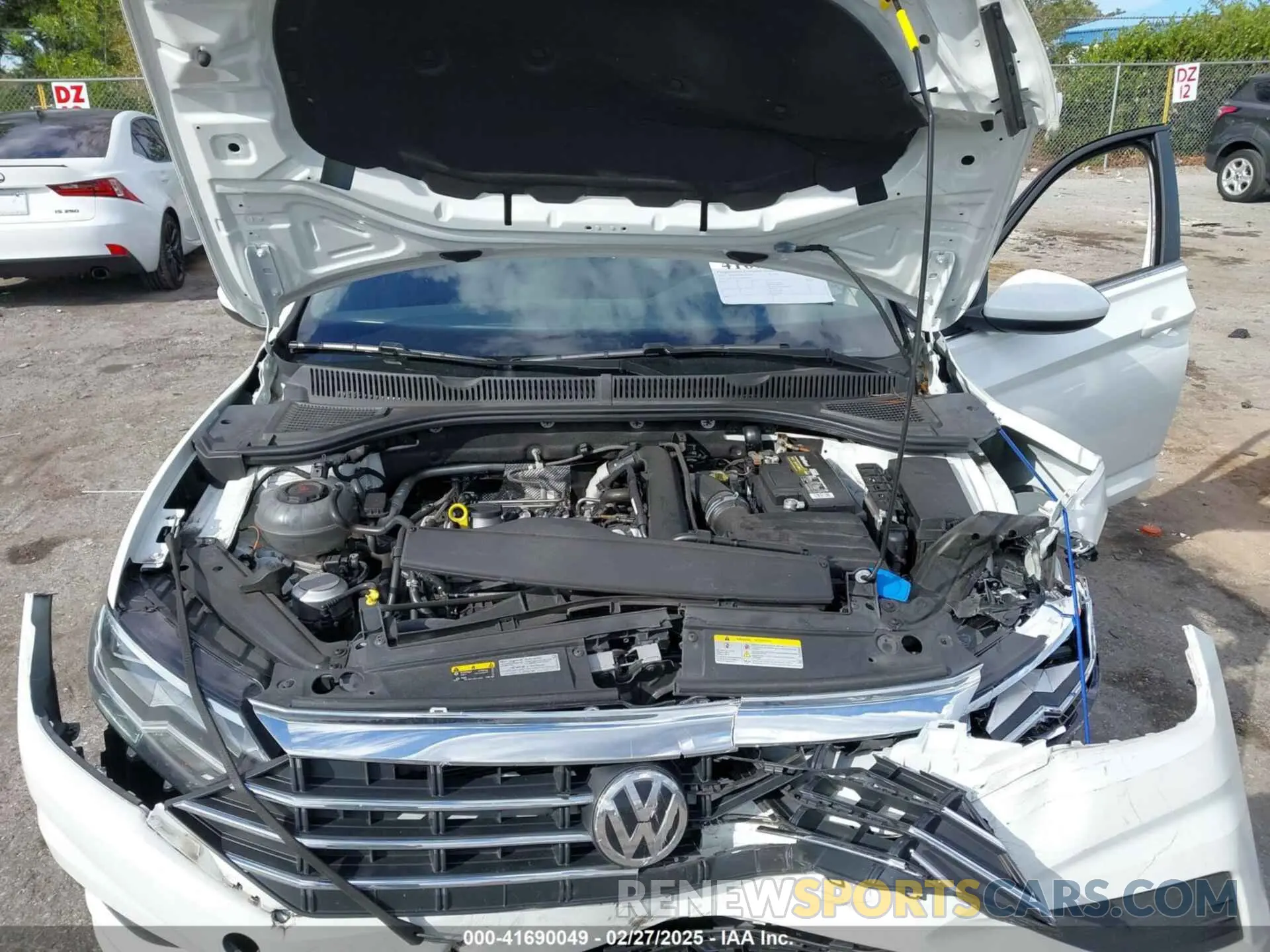 10 fotografías del automóvil dañado 3VWCB7BU1LM066054 VOLKSWAGEN JETTA 2020