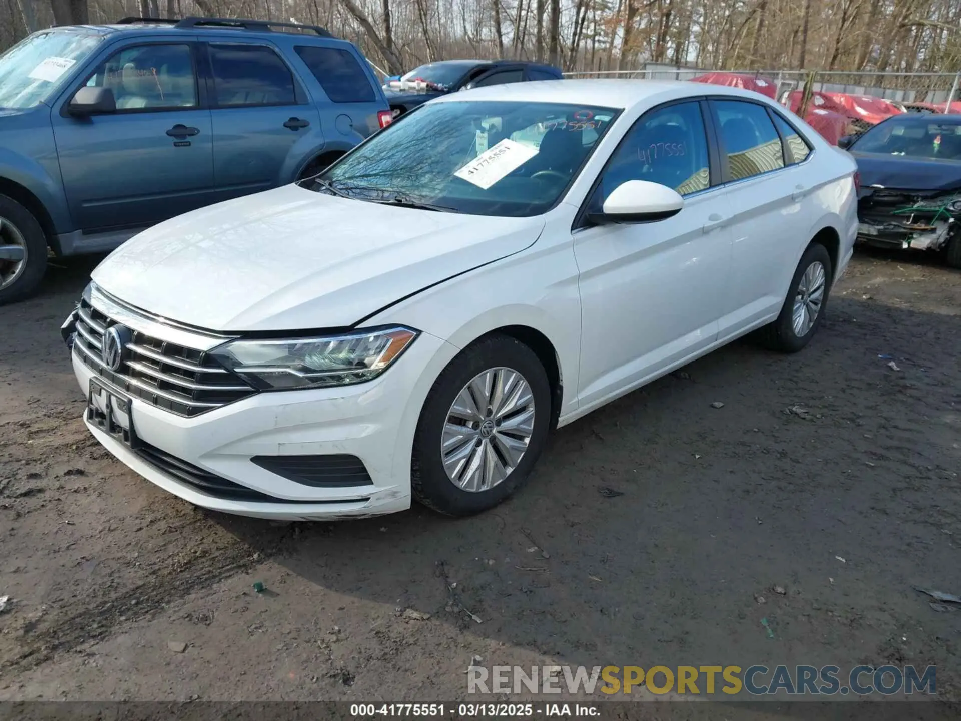 2 fotografías del automóvil dañado 3VWCB7BU1LM074767 VOLKSWAGEN JETTA 2020