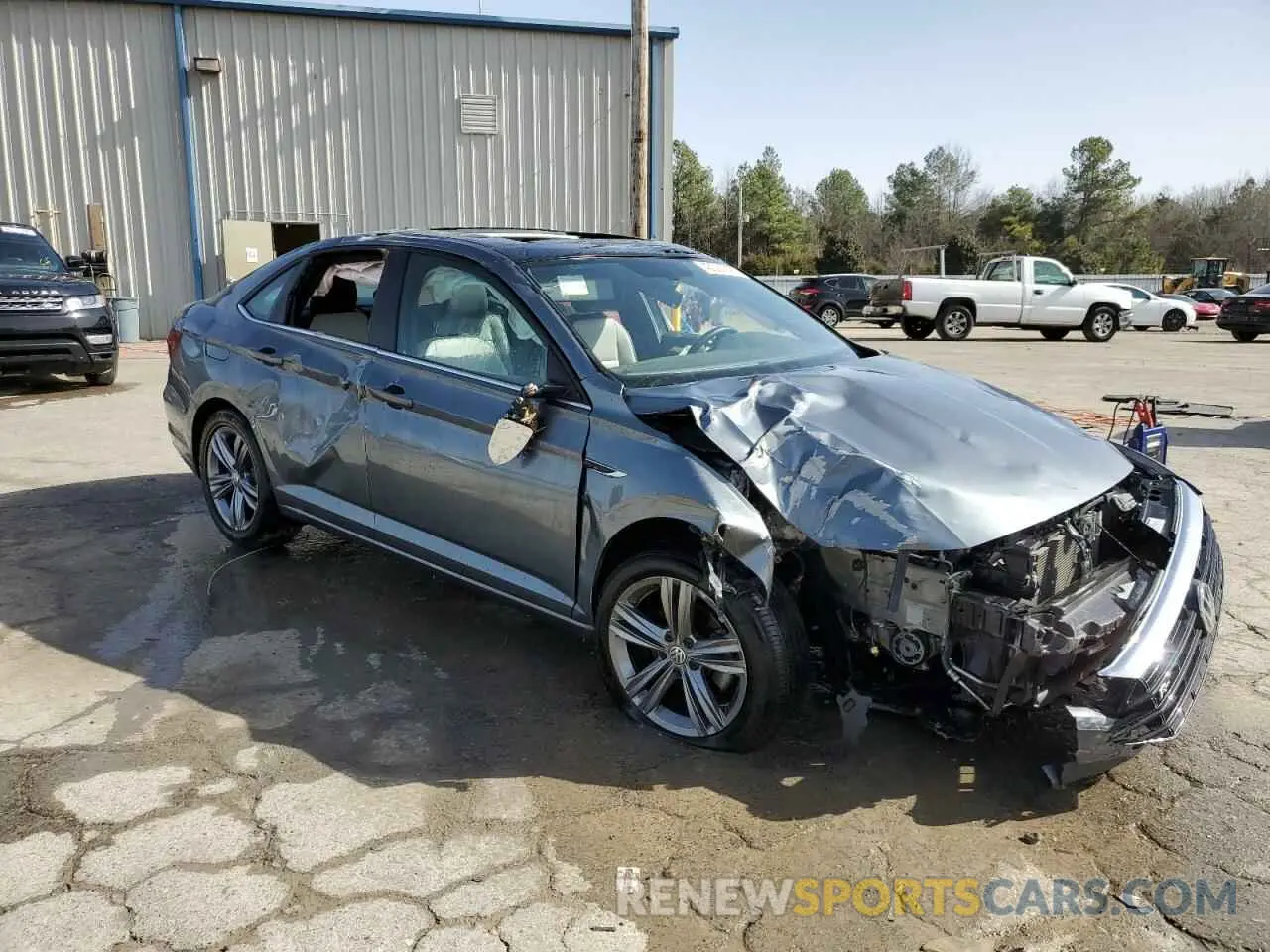 4 fotografías del automóvil dañado 3VWCB7BU2LM020569 VOLKSWAGEN JETTA 2020