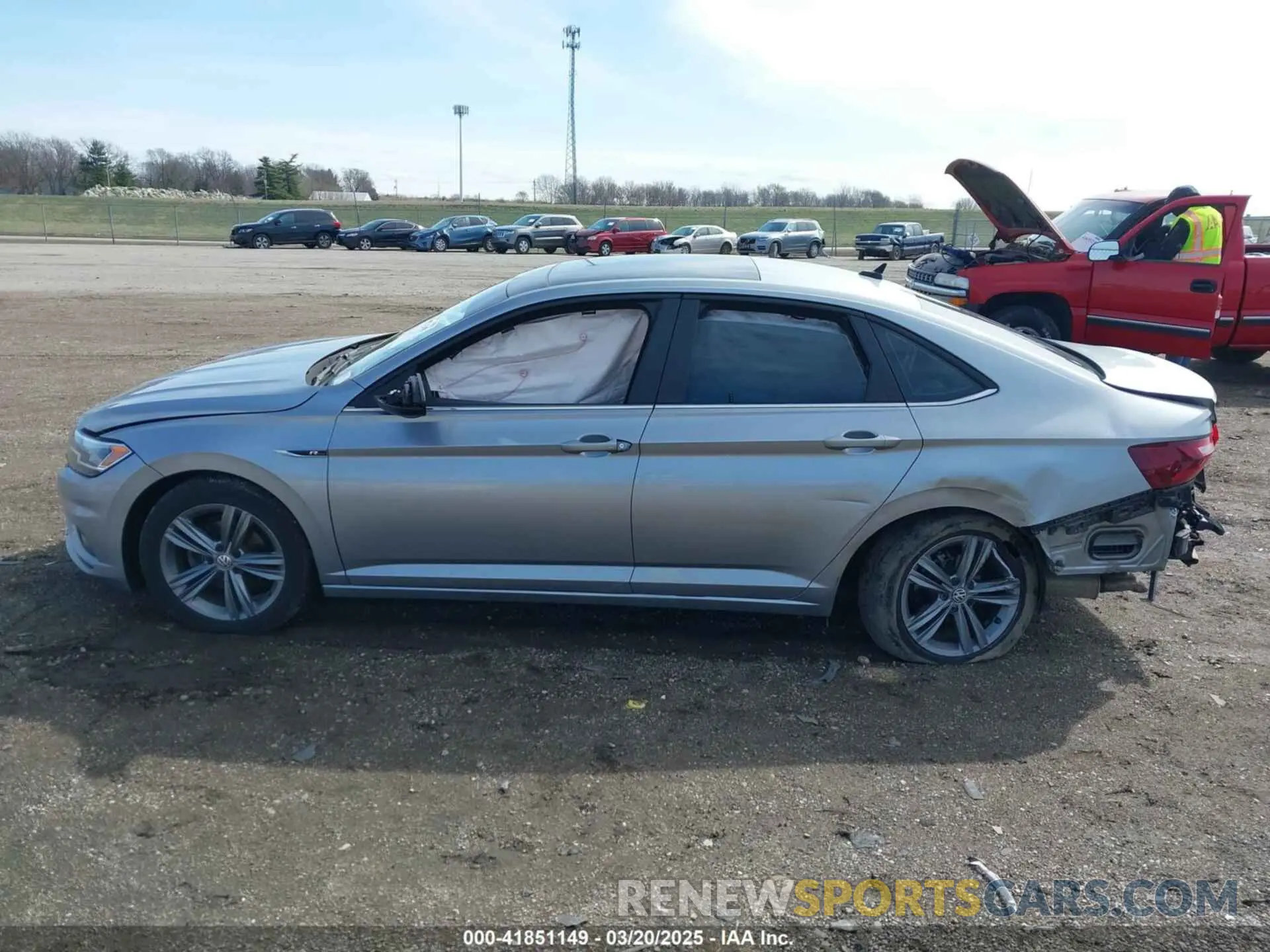 14 fotografías del automóvil dañado 3VWCB7BU2LM031412 VOLKSWAGEN JETTA 2020