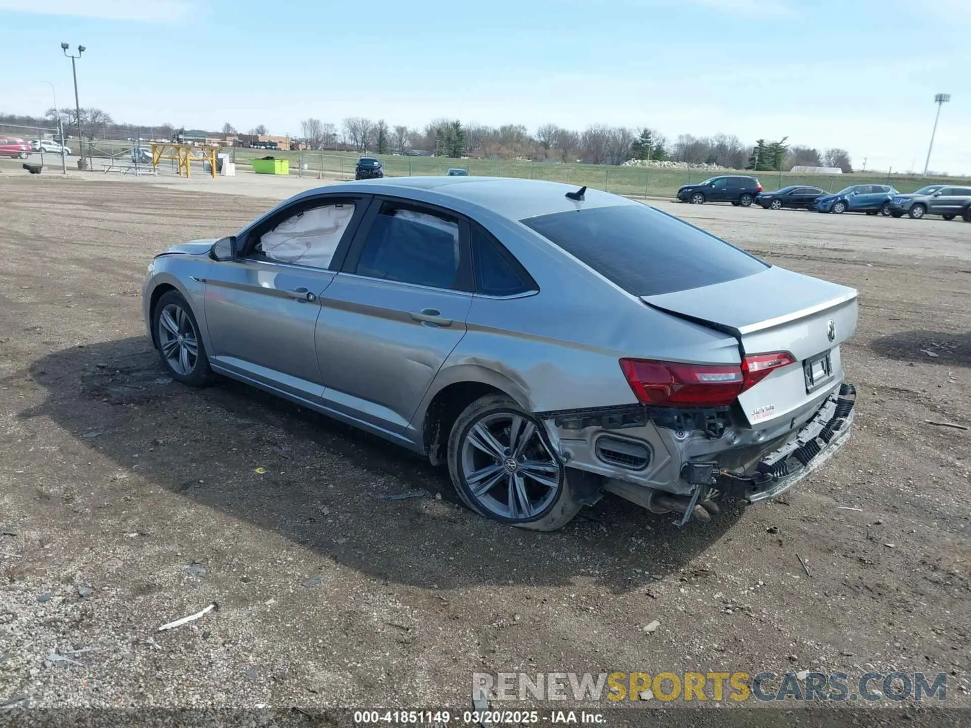 3 fotografías del automóvil dañado 3VWCB7BU2LM031412 VOLKSWAGEN JETTA 2020