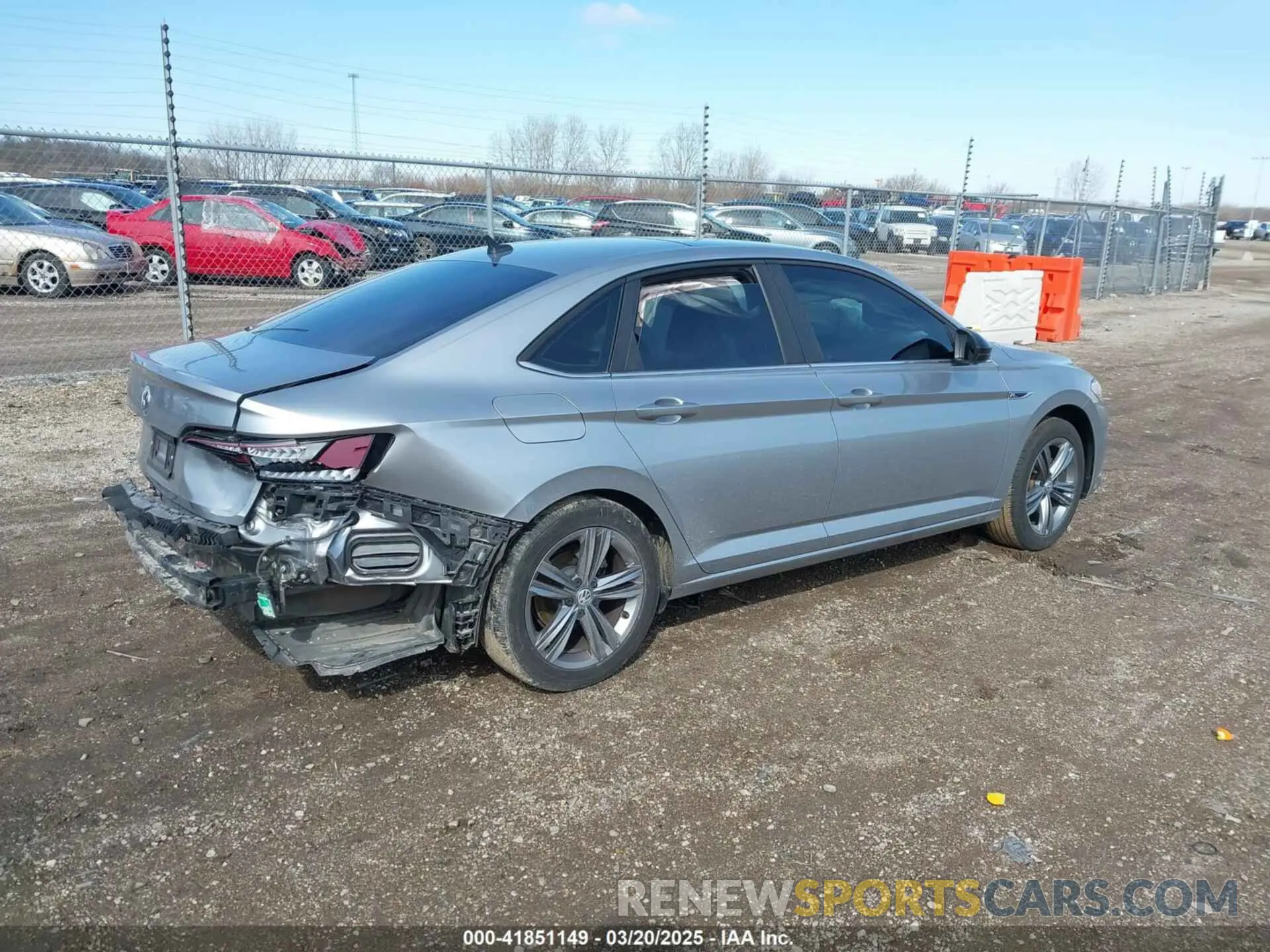 4 fotografías del automóvil dañado 3VWCB7BU2LM031412 VOLKSWAGEN JETTA 2020