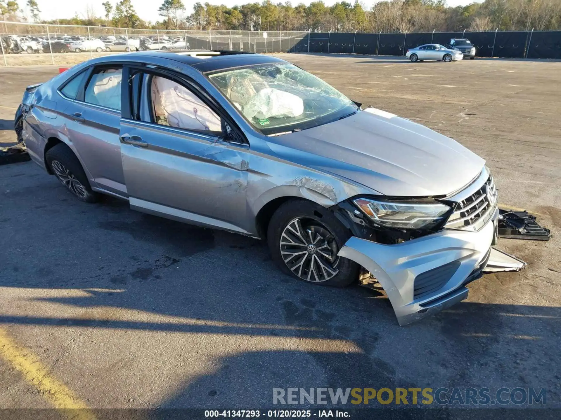 1 fotografías del automóvil dañado 3VWCB7BU2LM037937 VOLKSWAGEN JETTA 2020