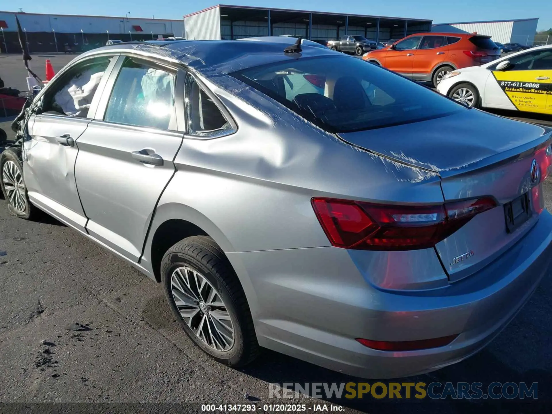 15 fotografías del automóvil dañado 3VWCB7BU2LM037937 VOLKSWAGEN JETTA 2020