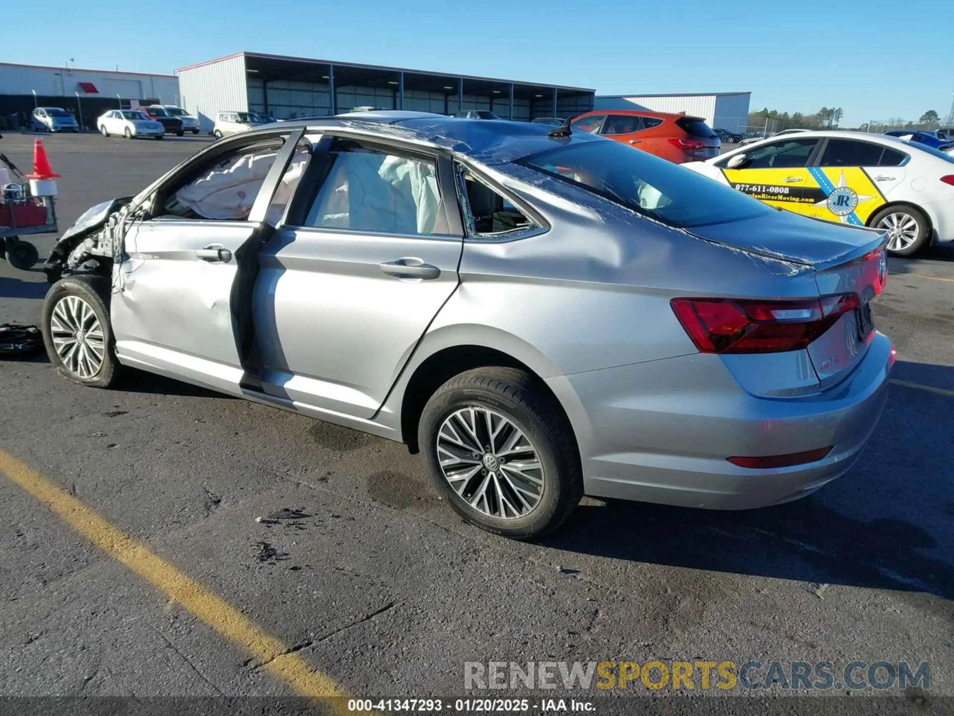 3 fotografías del automóvil dañado 3VWCB7BU2LM037937 VOLKSWAGEN JETTA 2020