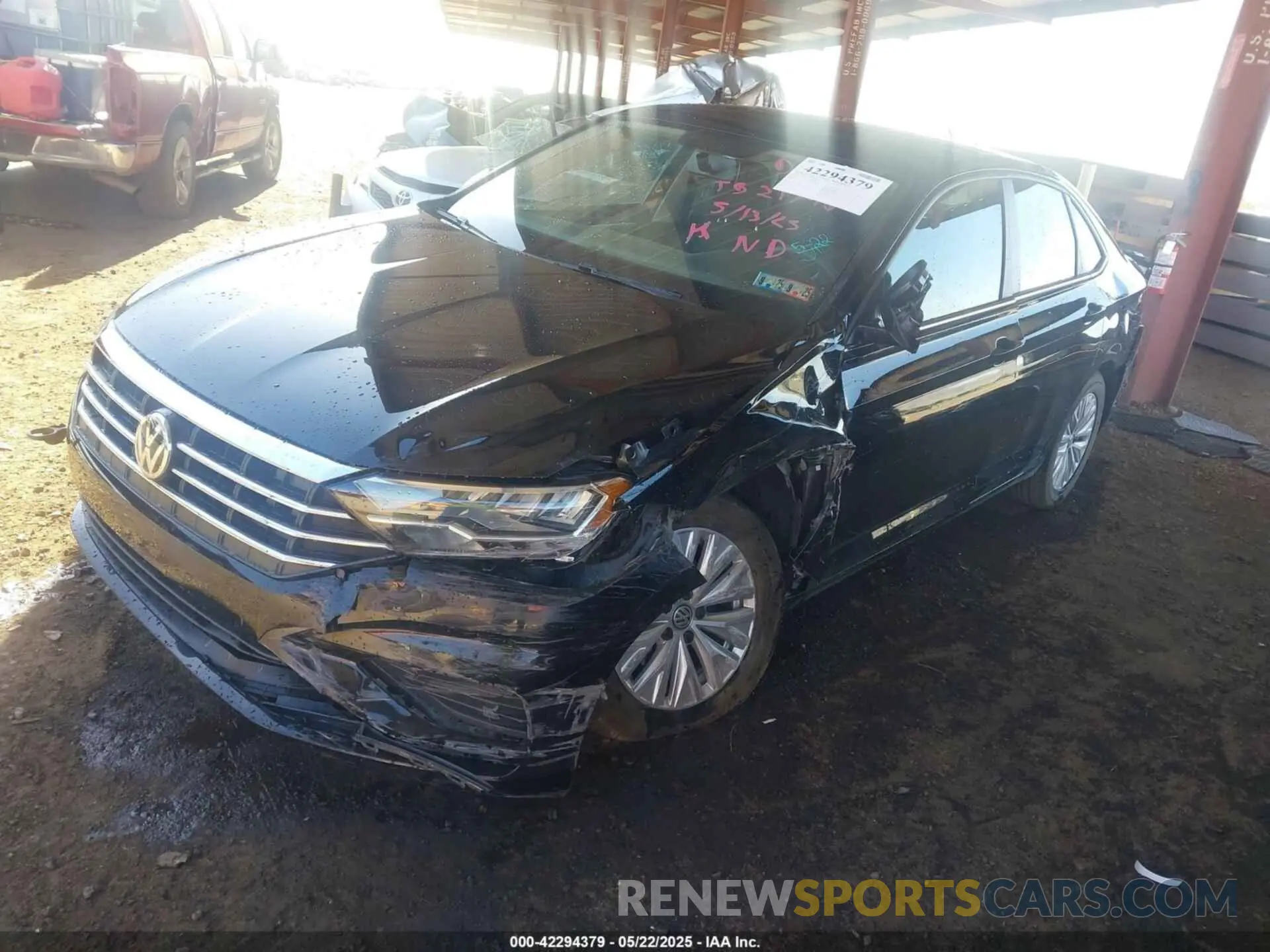 2 fotografías del automóvil dañado 3VWCB7BU2LM076706 VOLKSWAGEN JETTA 2020