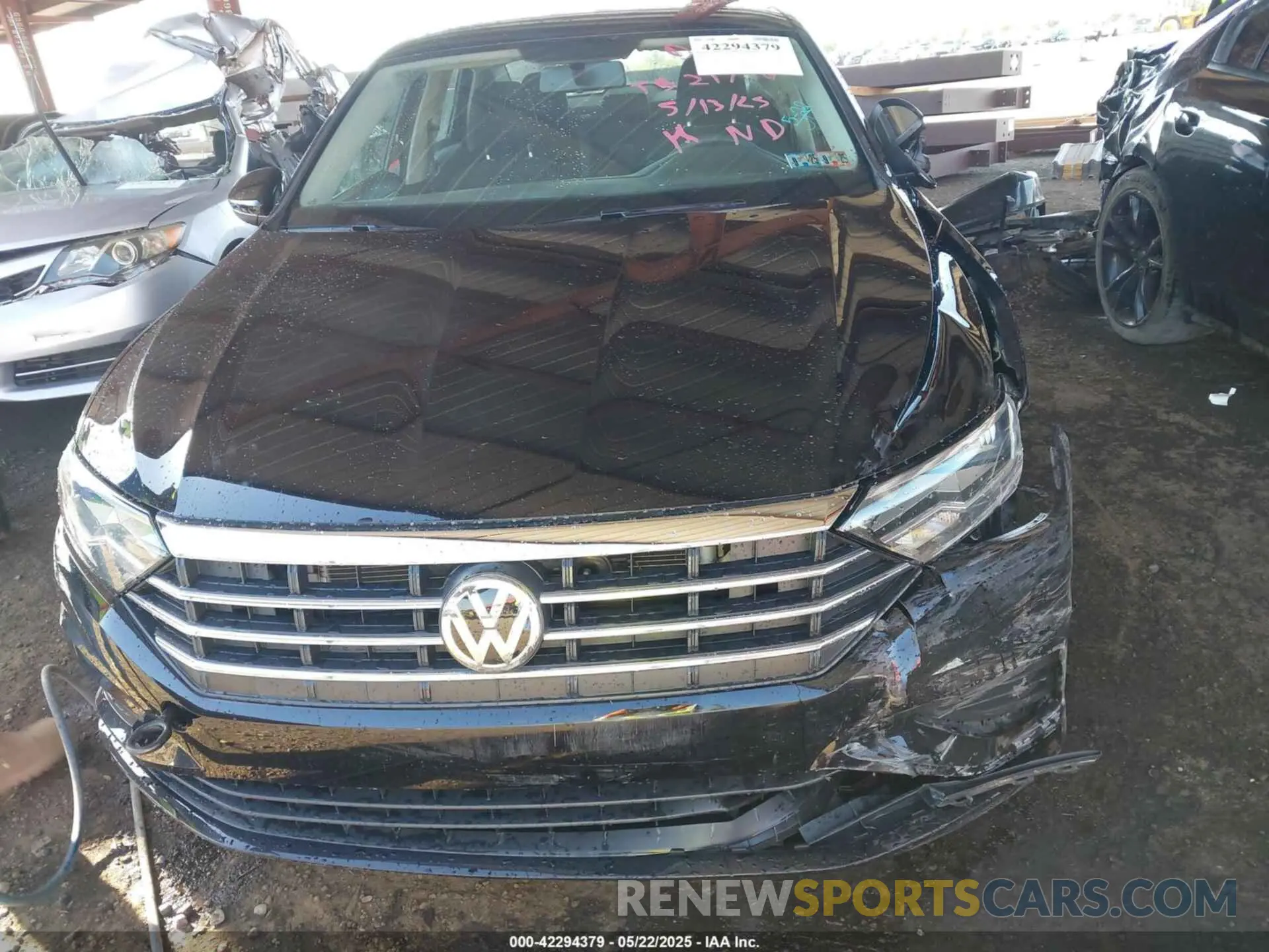 6 fotografías del automóvil dañado 3VWCB7BU2LM076706 VOLKSWAGEN JETTA 2020