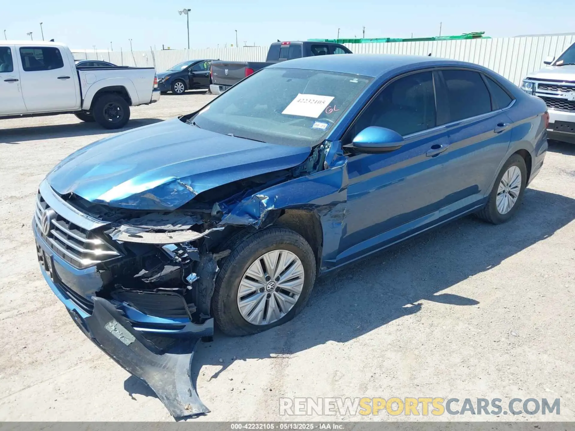 2 fotografías del automóvil dañado 3VWCB7BU2LM076835 VOLKSWAGEN JETTA 2020