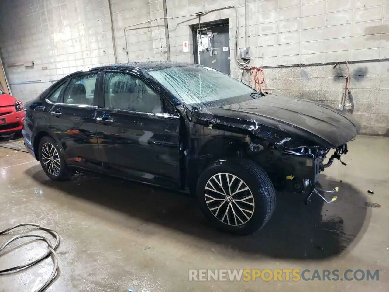 4 fotografías del automóvil dañado 3VWCB7BU3LM007300 VOLKSWAGEN JETTA 2020