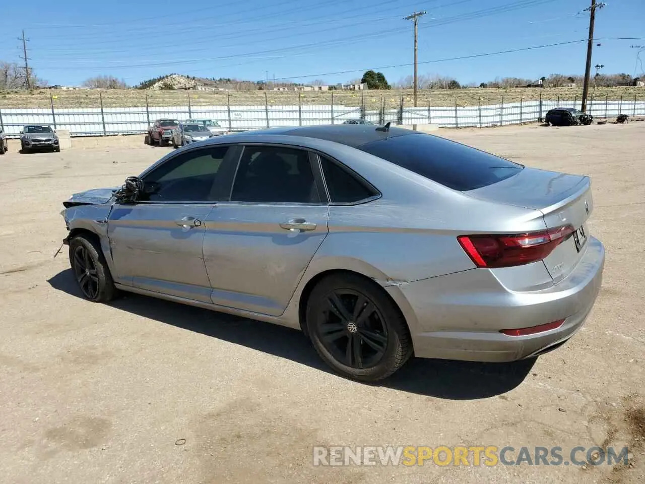 2 fotografías del automóvil dañado 3VWCB7BU3LM044041 VOLKSWAGEN JETTA 2020