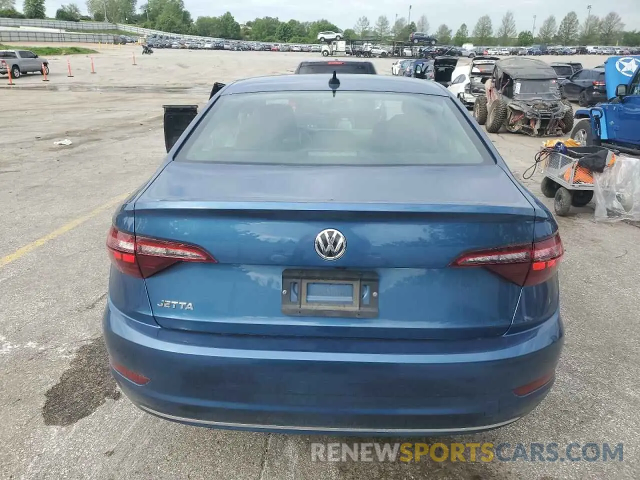6 fotografías del automóvil dañado 3VWCB7BU4LM017849 VOLKSWAGEN JETTA 2020