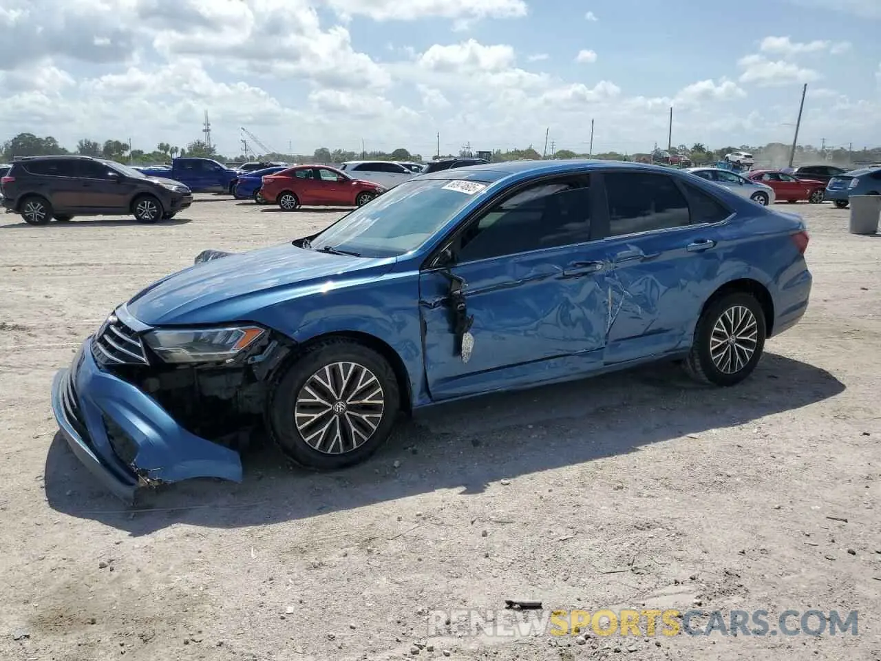 1 fotografías del automóvil dañado 3VWCB7BU4LM030441 VOLKSWAGEN JETTA 2020