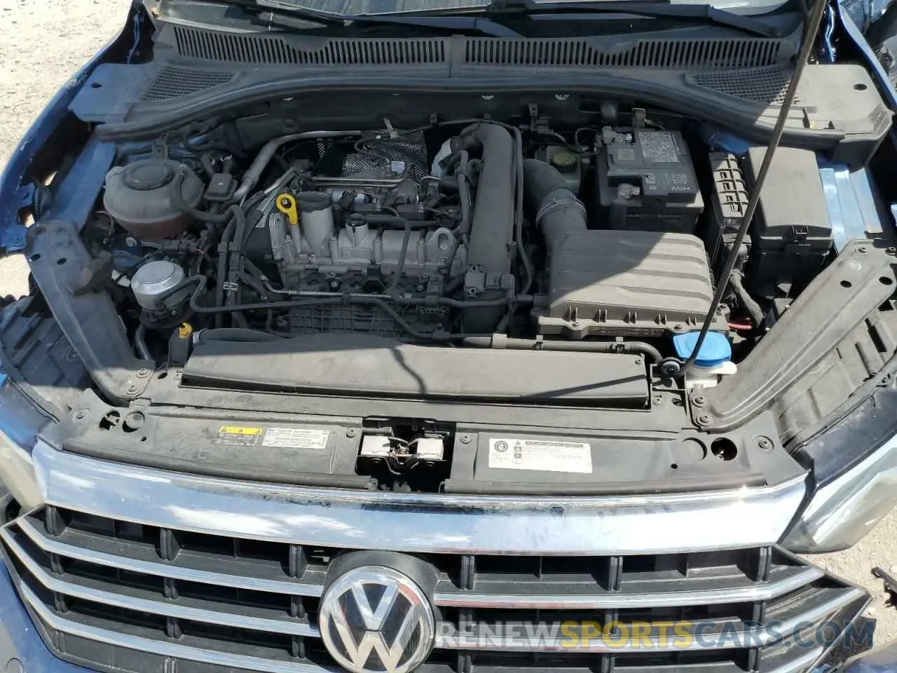 11 fotografías del automóvil dañado 3VWCB7BU4LM030441 VOLKSWAGEN JETTA 2020