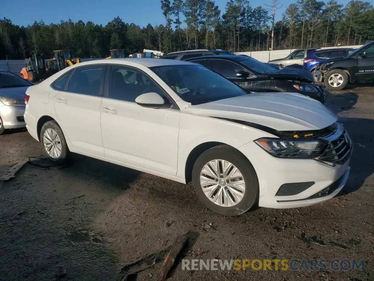 4 fotografías del automóvil dañado 3VWCB7BU4LM049930 VOLKSWAGEN JETTA 2020