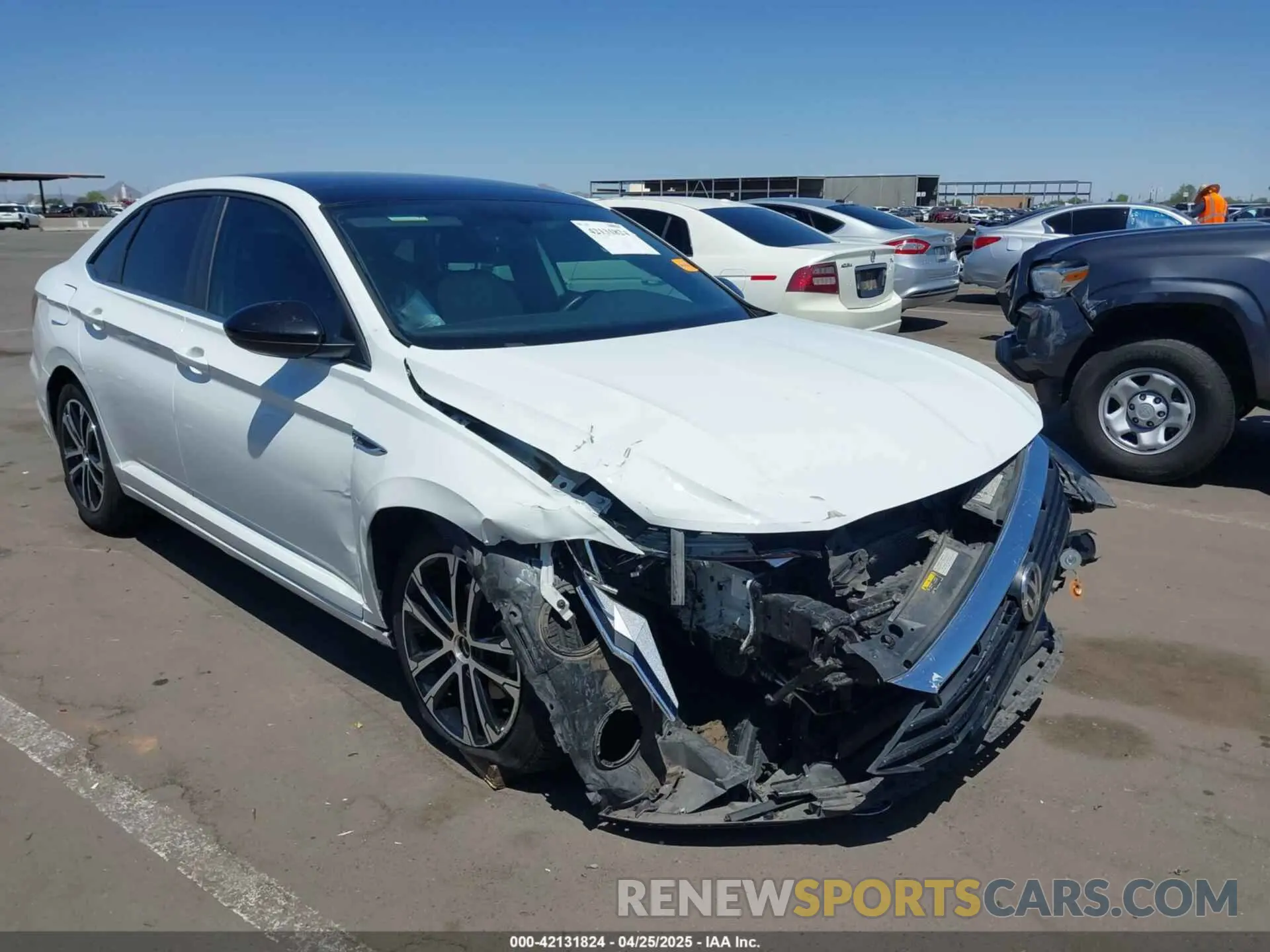 1 fotografías del automóvil dañado 3VWCB7BU4LM059258 VOLKSWAGEN JETTA 2020