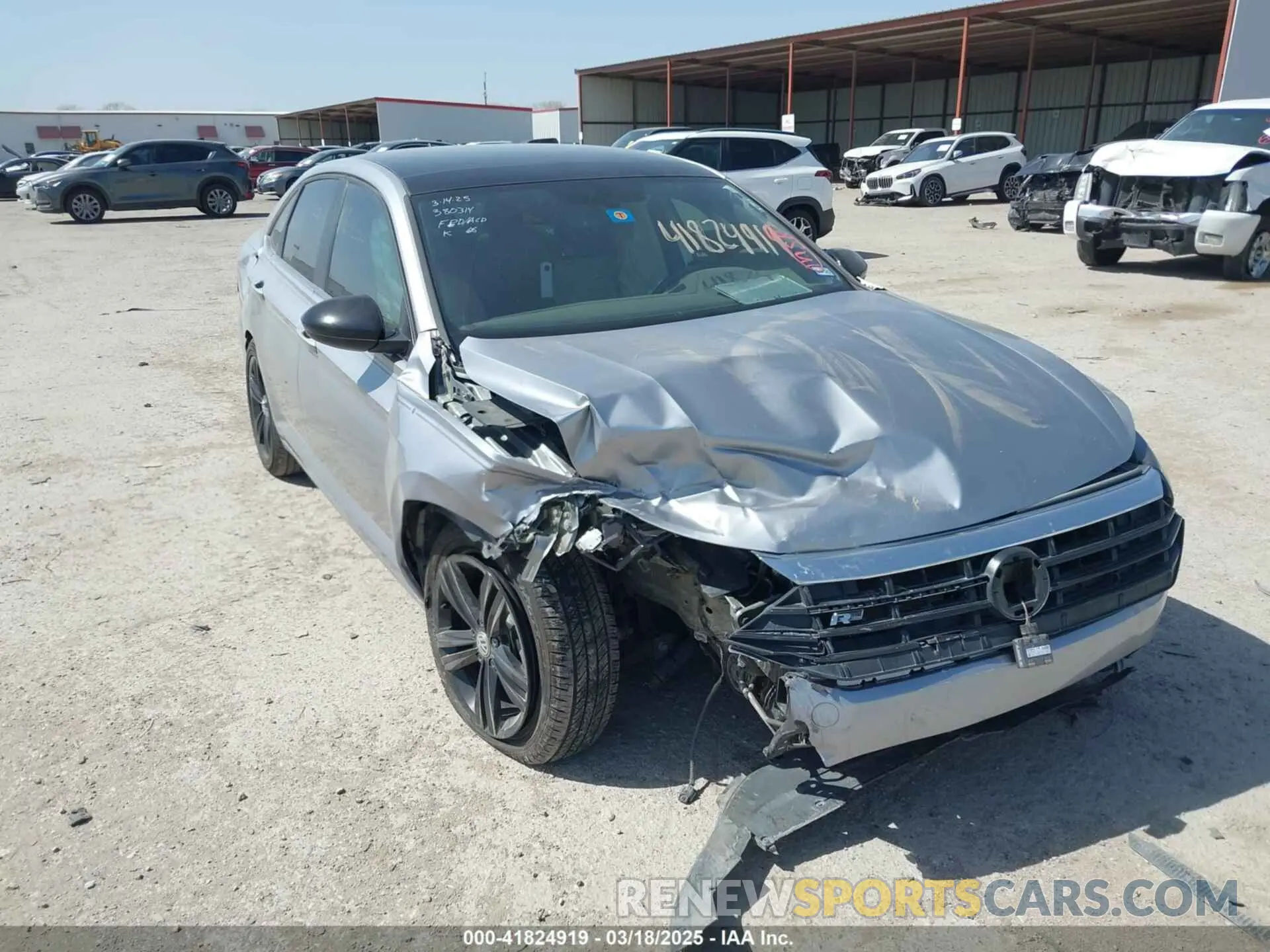 1 fotografías del automóvil dañado 3VWCB7BU5LM014734 VOLKSWAGEN JETTA 2020