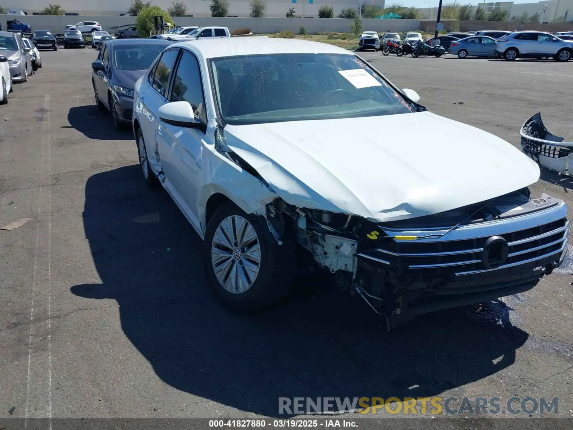1 fotografías del automóvil dañado 3VWCB7BU5LM042484 VOLKSWAGEN JETTA 2020