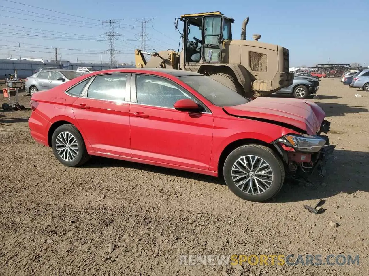 4 fotografías del automóvil dañado 3VWCB7BU5LM068938 VOLKSWAGEN JETTA 2020
