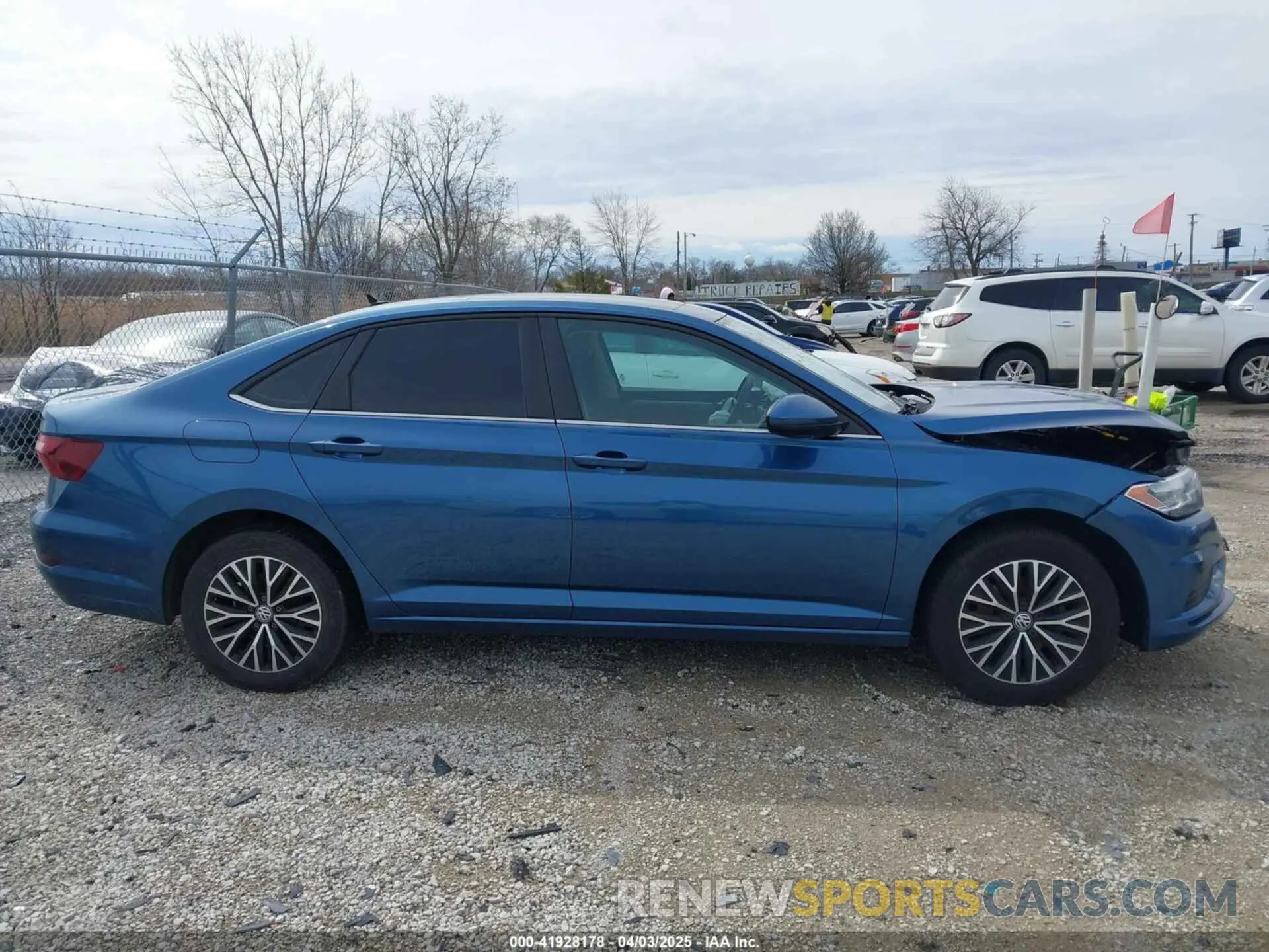 14 fotografías del automóvil dañado 3VWCB7BU6LM012328 VOLKSWAGEN JETTA 2020