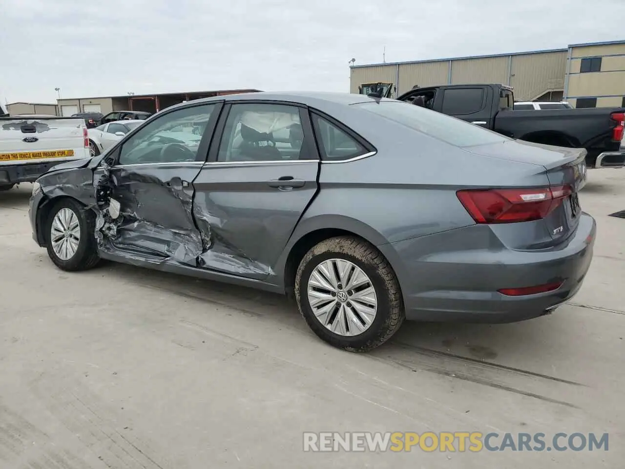 2 fotografías del automóvil dañado 3VWCB7BU6LM027475 VOLKSWAGEN JETTA 2020