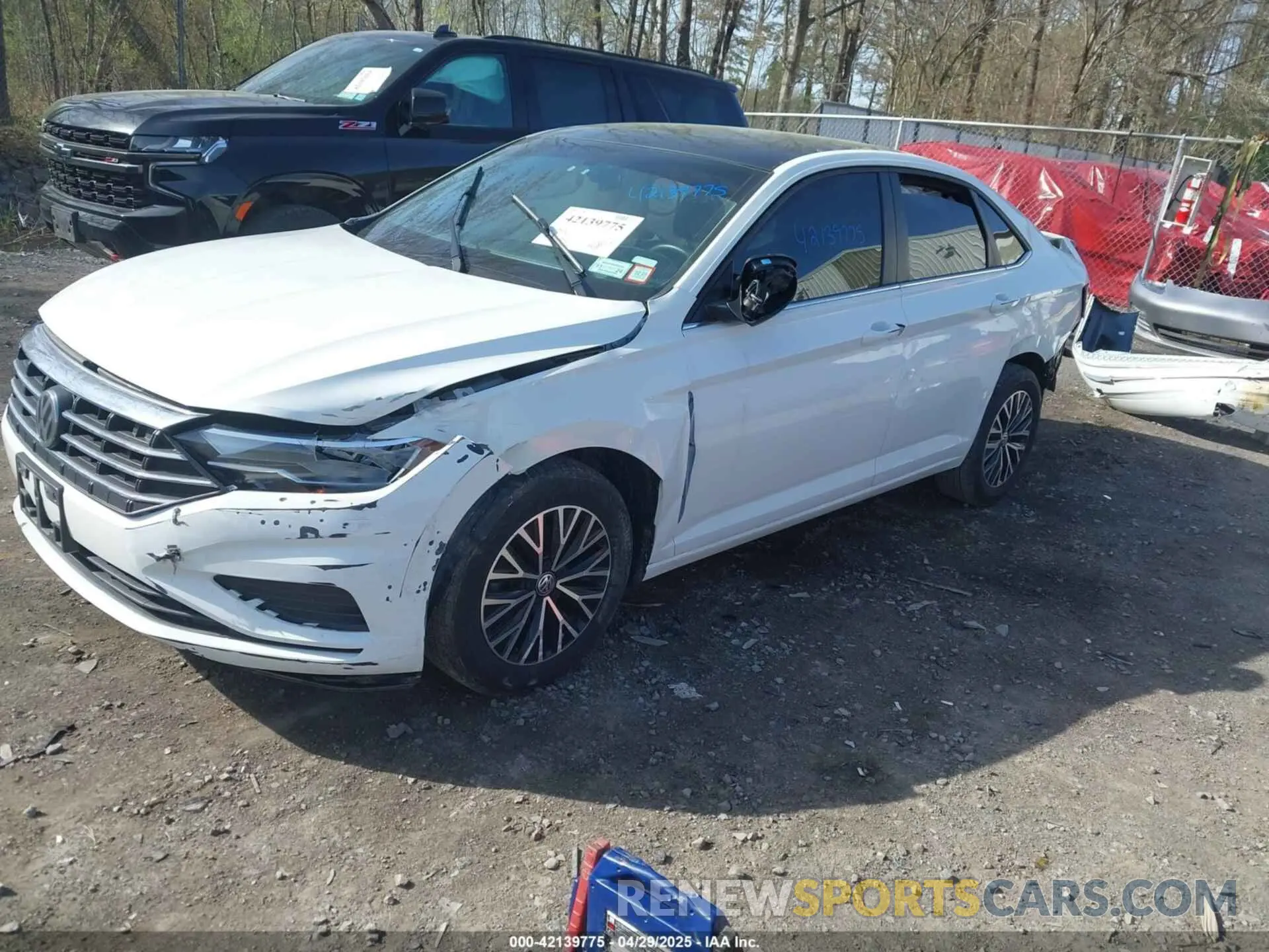2 fotografías del automóvil dañado 3VWCB7BU6LM034085 VOLKSWAGEN JETTA 2020