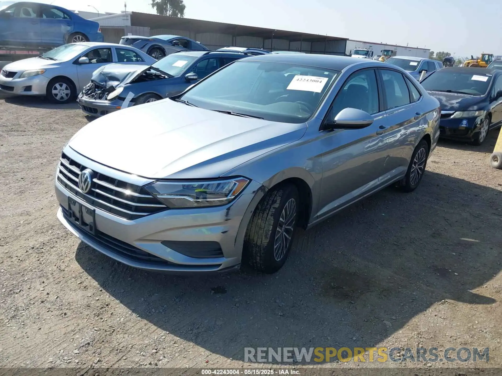 2 fotografías del automóvil dañado 3VWCB7BU6LM035298 VOLKSWAGEN JETTA 2020