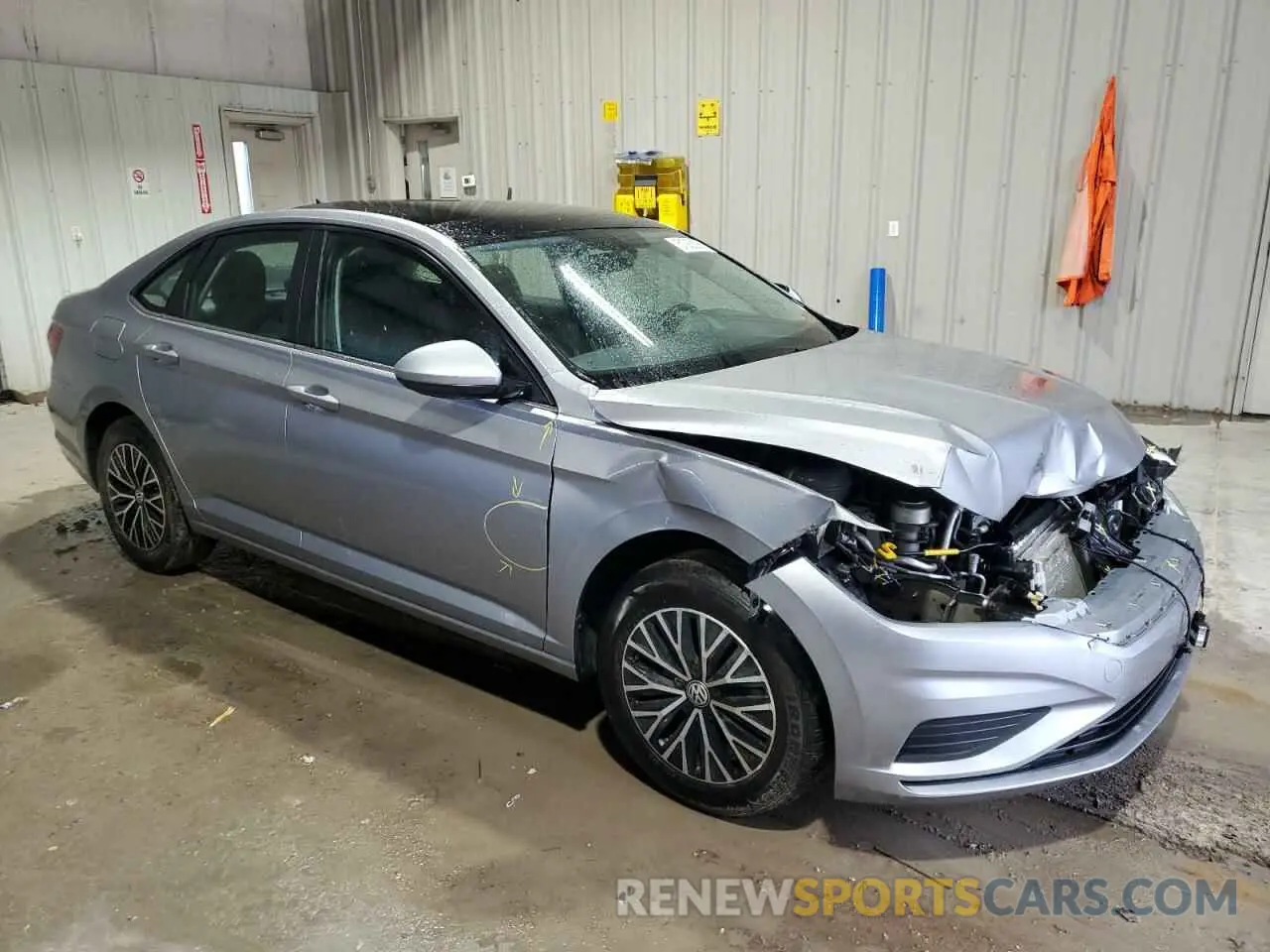 4 fotografías del automóvil dañado 3VWCB7BU6LM043756 VOLKSWAGEN JETTA 2020