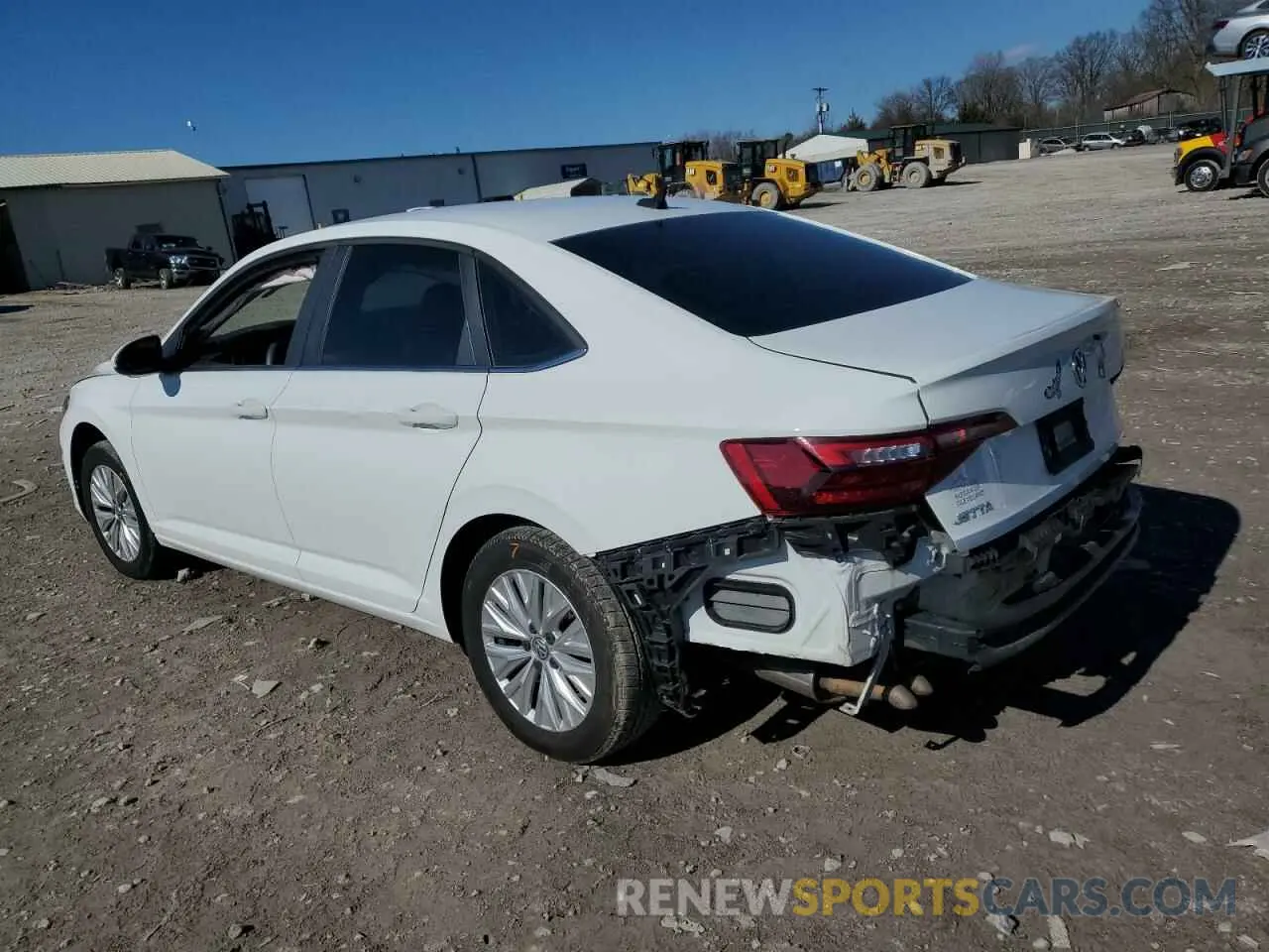 2 fotografías del automóvil dañado 3VWCB7BU7LM038937 VOLKSWAGEN JETTA 2020