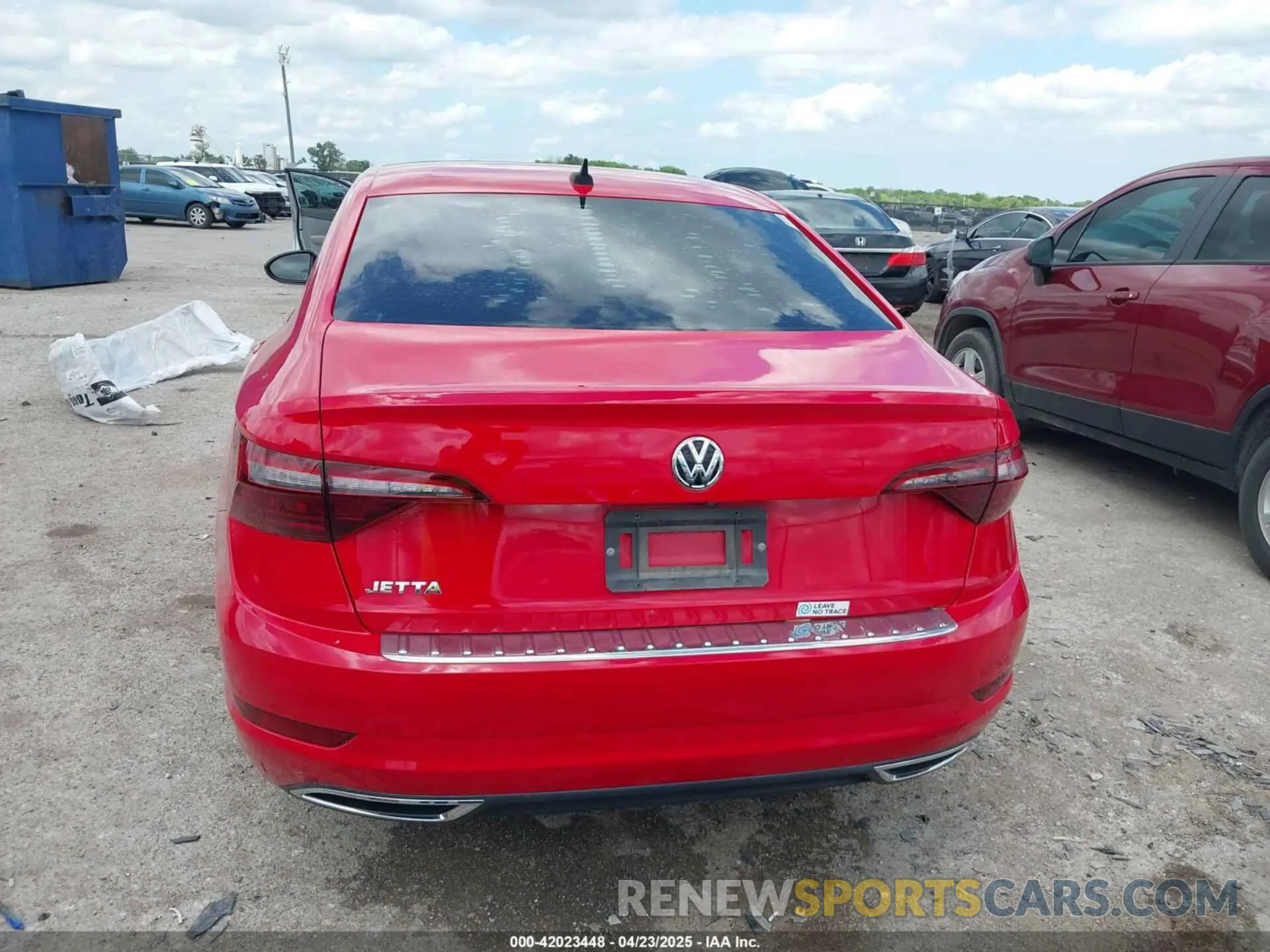 16 fotografías del automóvil dañado 3VWCB7BU7LM048500 VOLKSWAGEN JETTA 2020