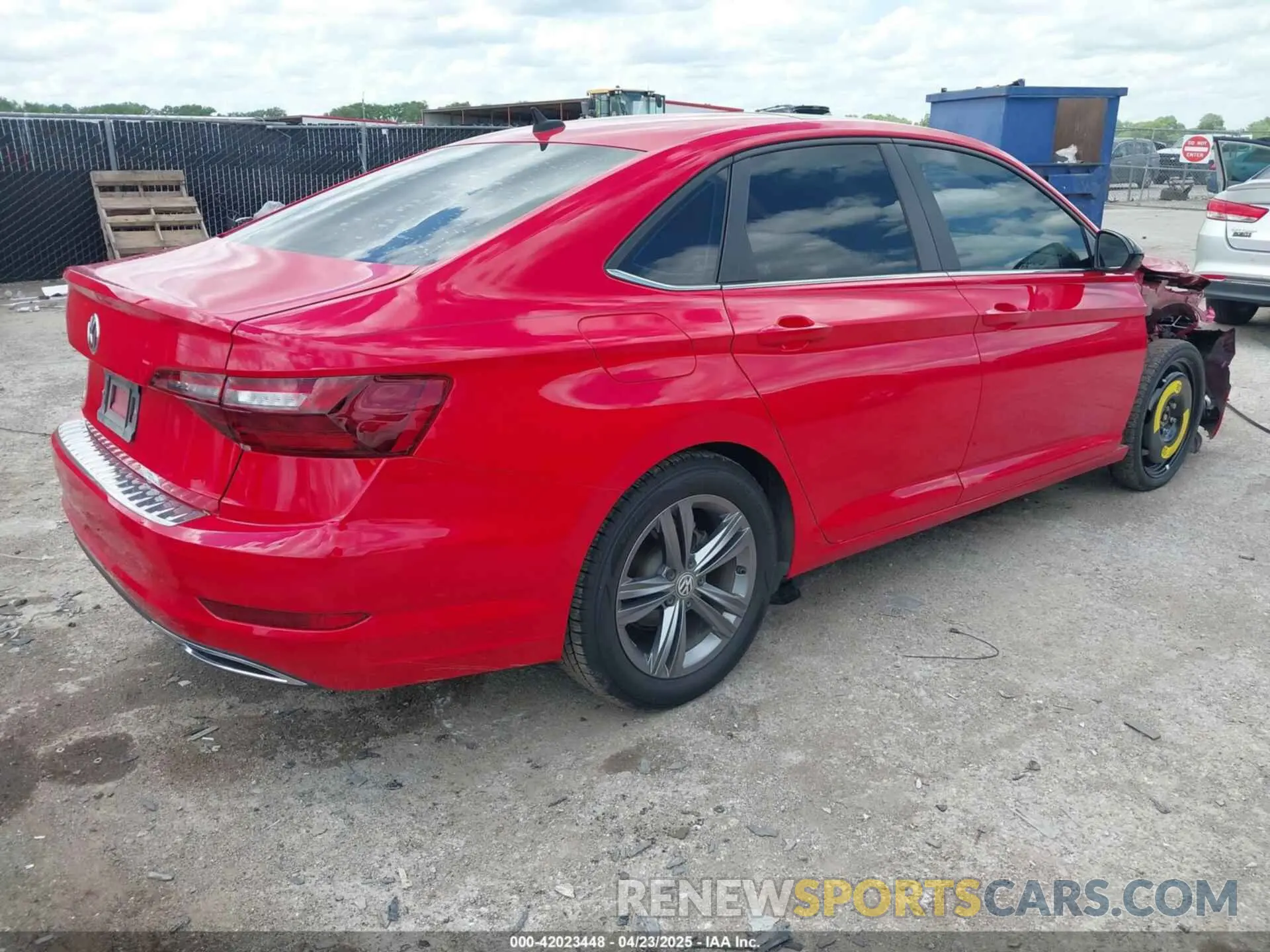 4 fotografías del automóvil dañado 3VWCB7BU7LM048500 VOLKSWAGEN JETTA 2020