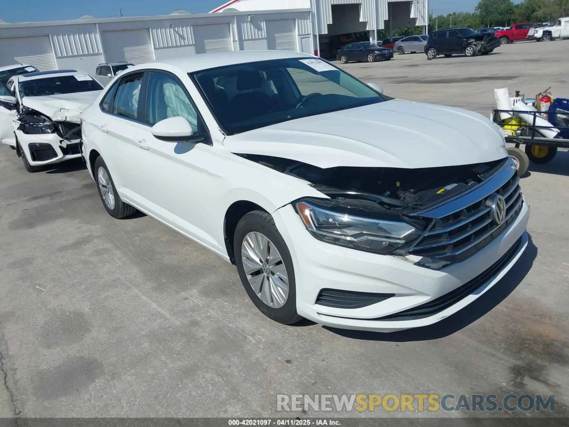 1 fotografías del automóvil dañado 3VWCB7BU7LM066351 VOLKSWAGEN JETTA 2020