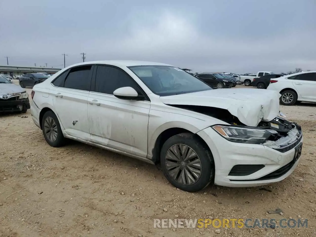 4 fotografías del automóvil dañado 3VWCB7BU7LM073011 VOLKSWAGEN JETTA 2020