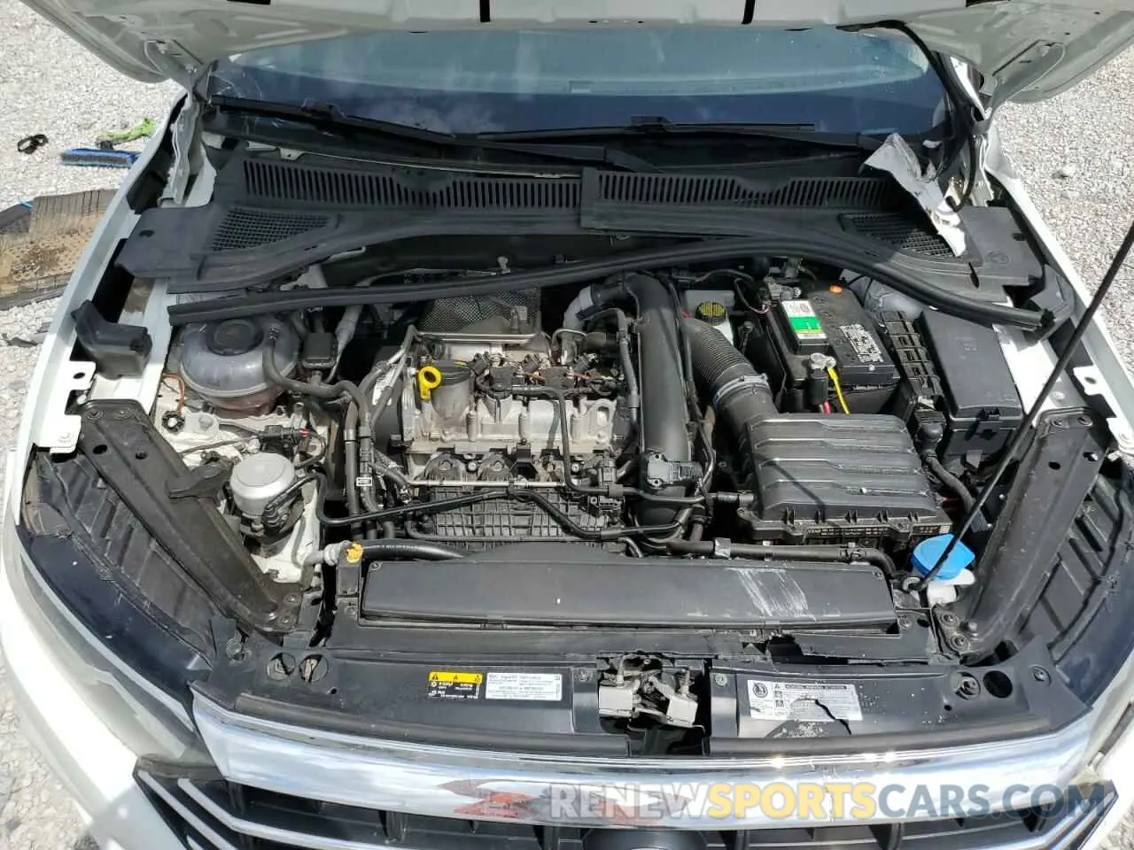 11 fotografías del automóvil dañado 3VWCB7BU8LM011634 VOLKSWAGEN JETTA 2020
