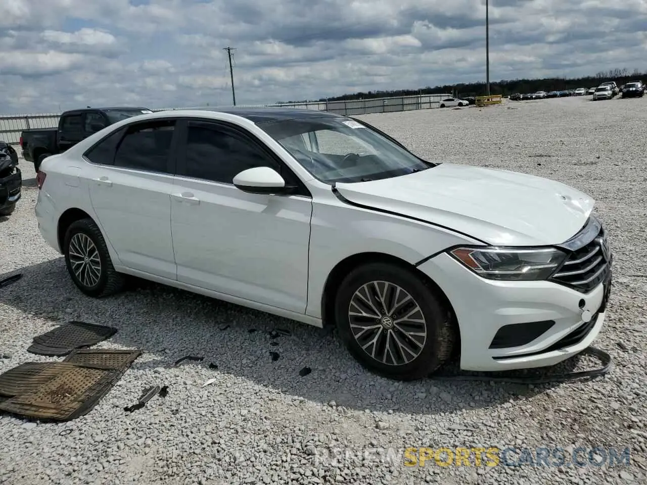 4 fotografías del automóvil dañado 3VWCB7BU8LM011634 VOLKSWAGEN JETTA 2020