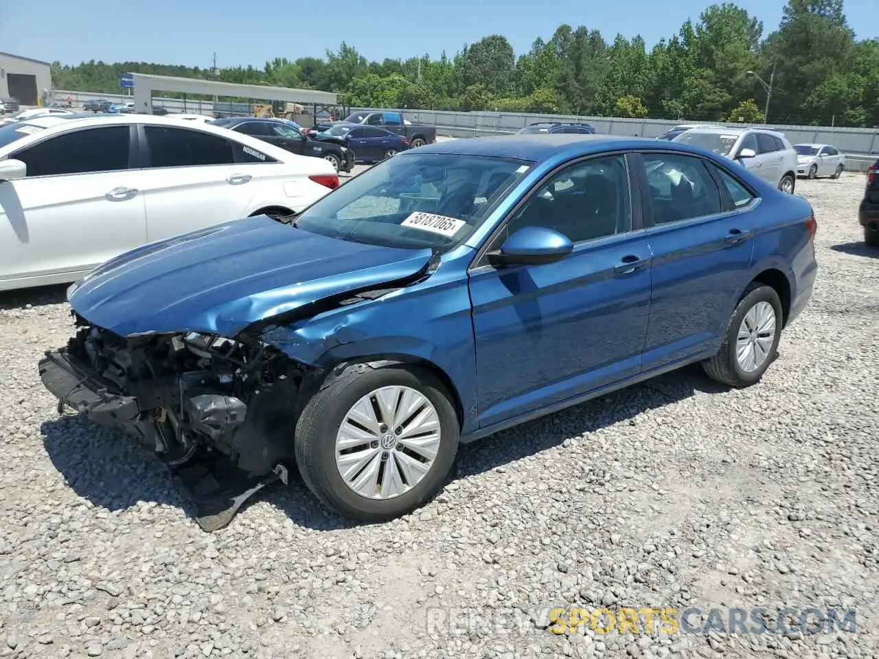 1 fotografías del automóvil dañado 3VWCB7BU8LM022181 VOLKSWAGEN JETTA 2020