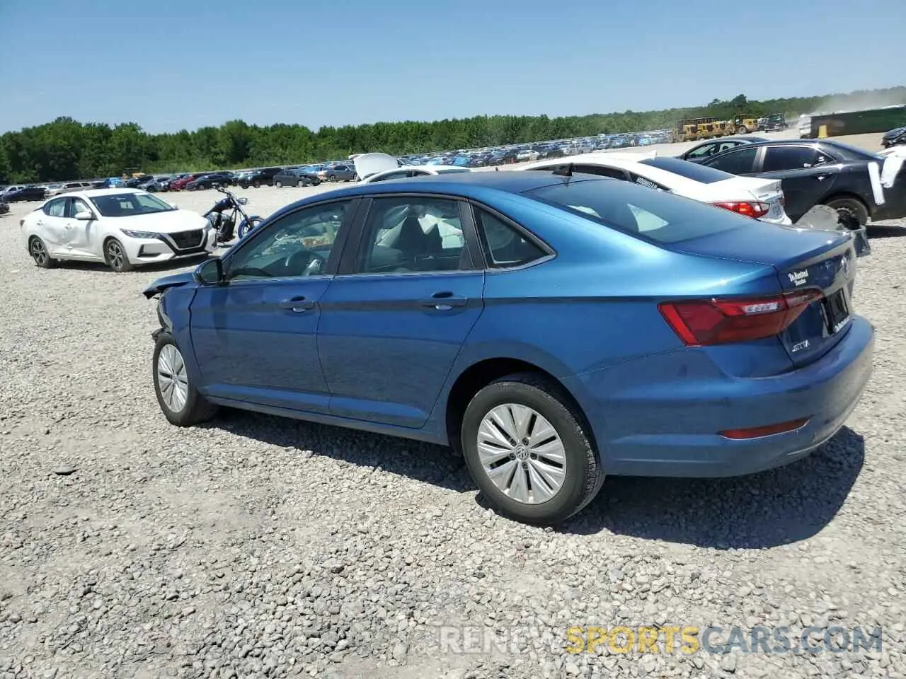 2 fotografías del automóvil dañado 3VWCB7BU8LM022181 VOLKSWAGEN JETTA 2020
