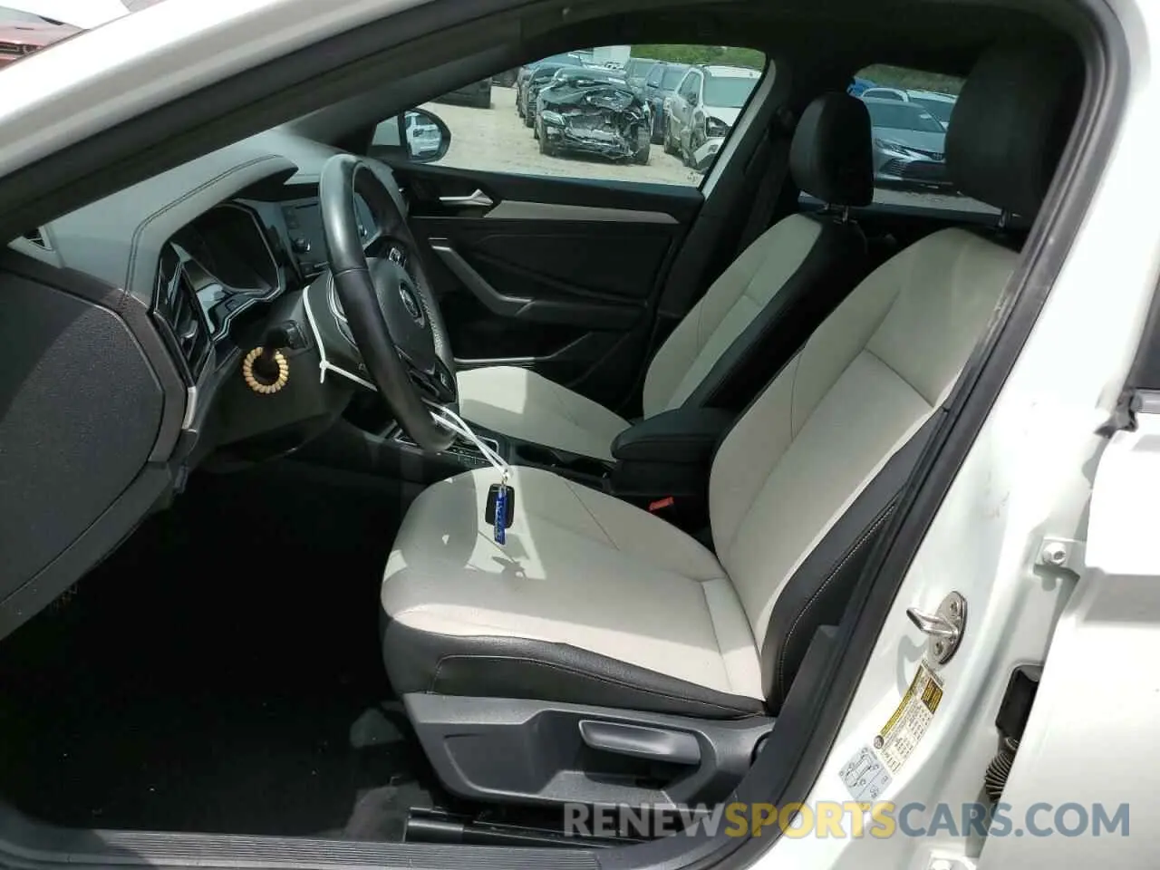 7 fotografías del automóvil dañado 3VWCB7BU8LM036176 VOLKSWAGEN JETTA 2020