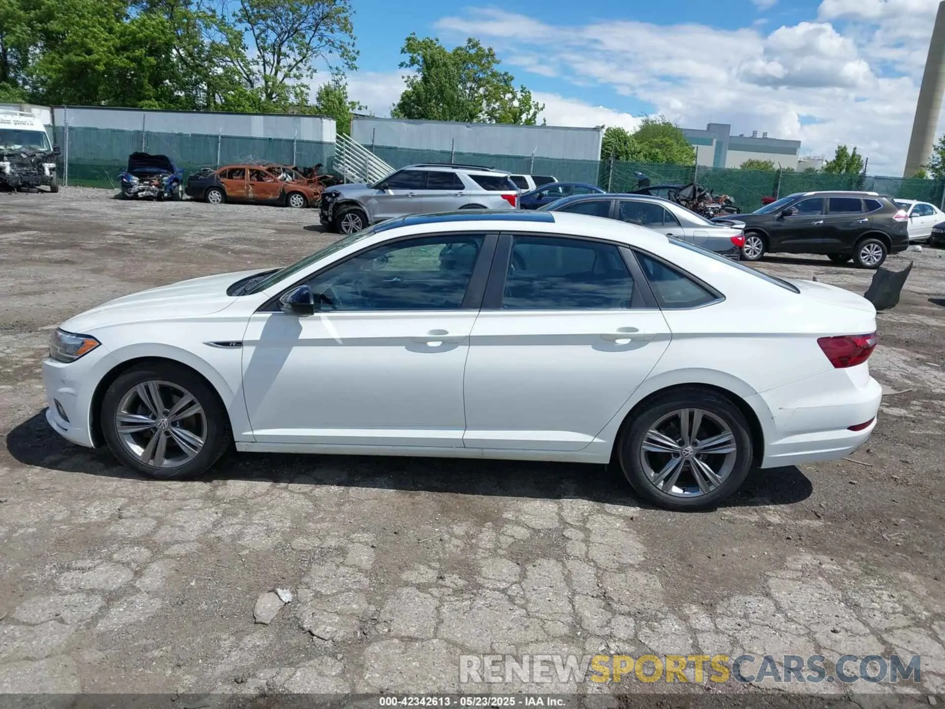 14 fotografías del automóvil dañado 3VWCB7BU8LM054323 VOLKSWAGEN JETTA 2020