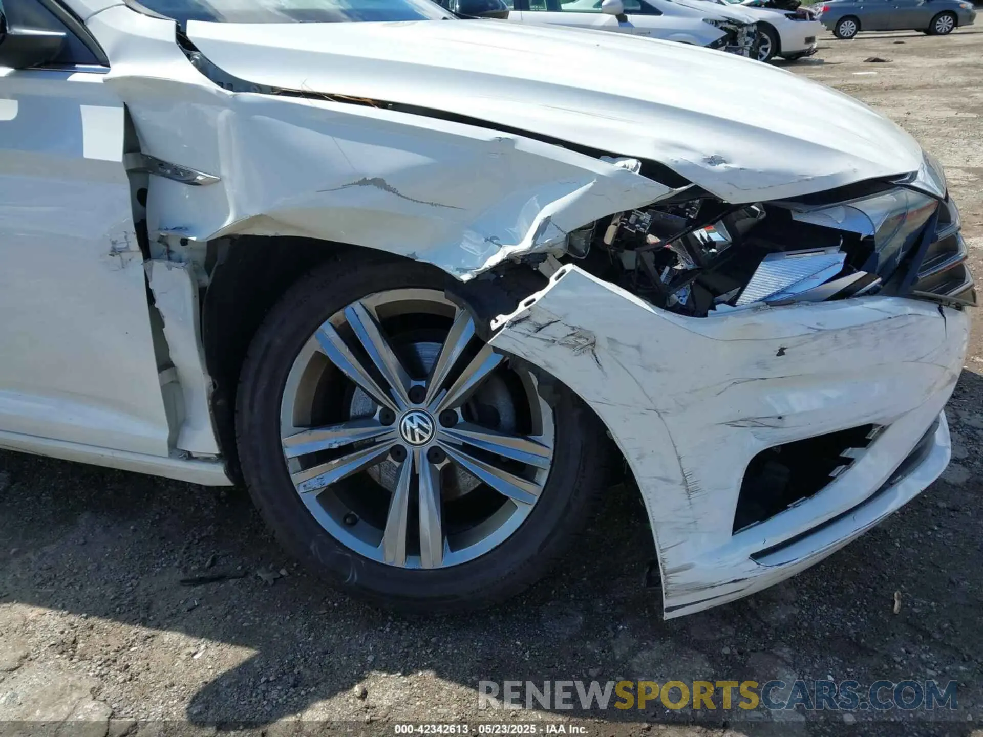 6 fotografías del automóvil dañado 3VWCB7BU8LM054323 VOLKSWAGEN JETTA 2020
