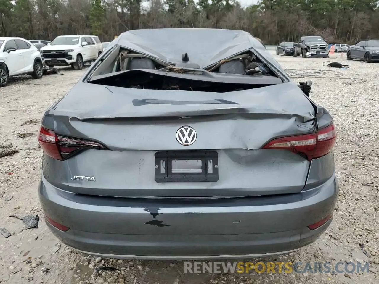 6 fotografías del automóvil dañado 3VWCB7BU8LM061076 VOLKSWAGEN JETTA 2020