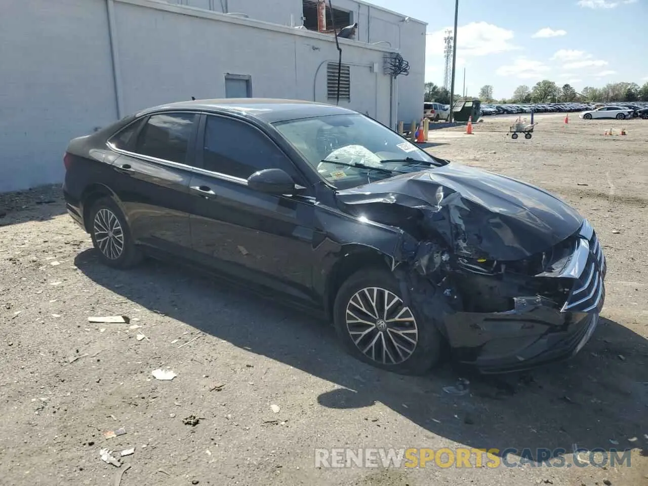 4 fotografías del automóvil dañado 3VWCB7BU9LM027339 VOLKSWAGEN JETTA 2020