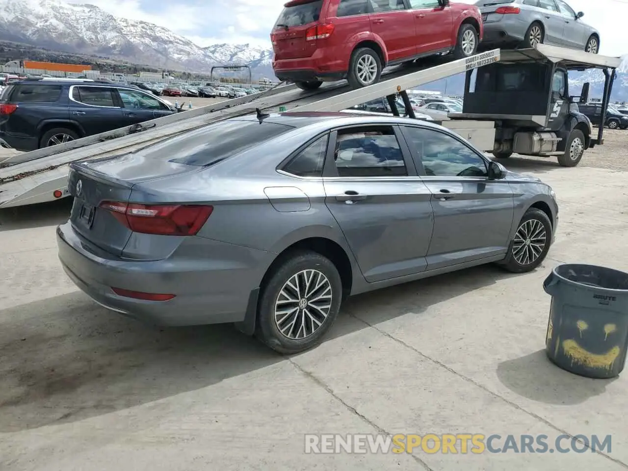 3 fotografías del automóvil dañado 3VWCB7BU9LM037272 VOLKSWAGEN JETTA 2020