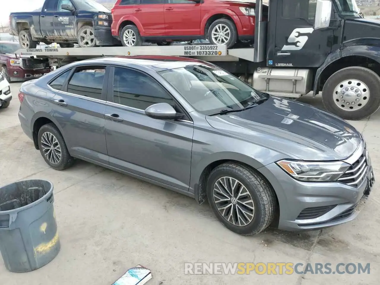 4 fotografías del automóvil dañado 3VWCB7BU9LM037272 VOLKSWAGEN JETTA 2020