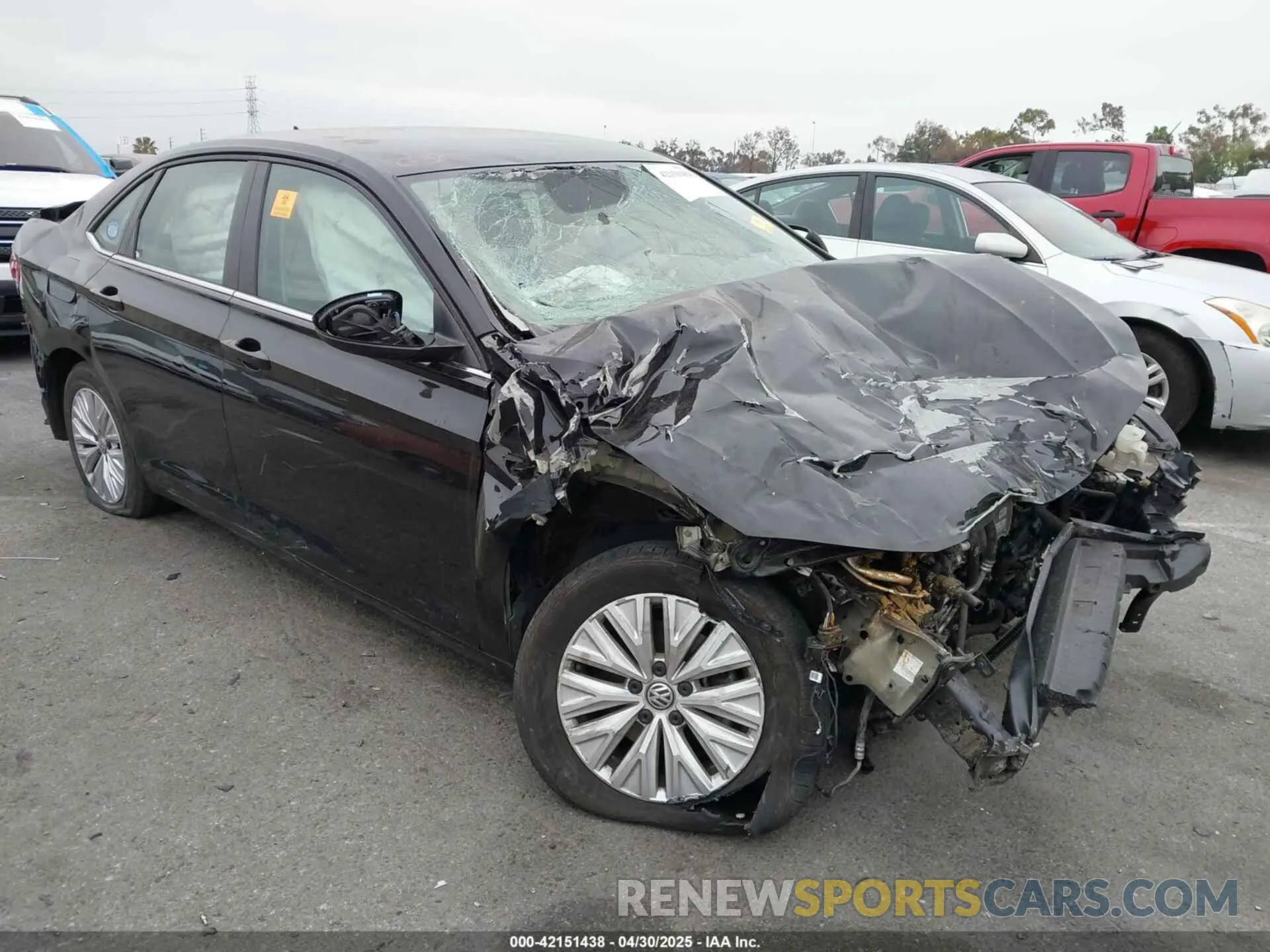 1 fotografías del automóvil dañado 3VWCB7BU9LM071647 VOLKSWAGEN JETTA 2020