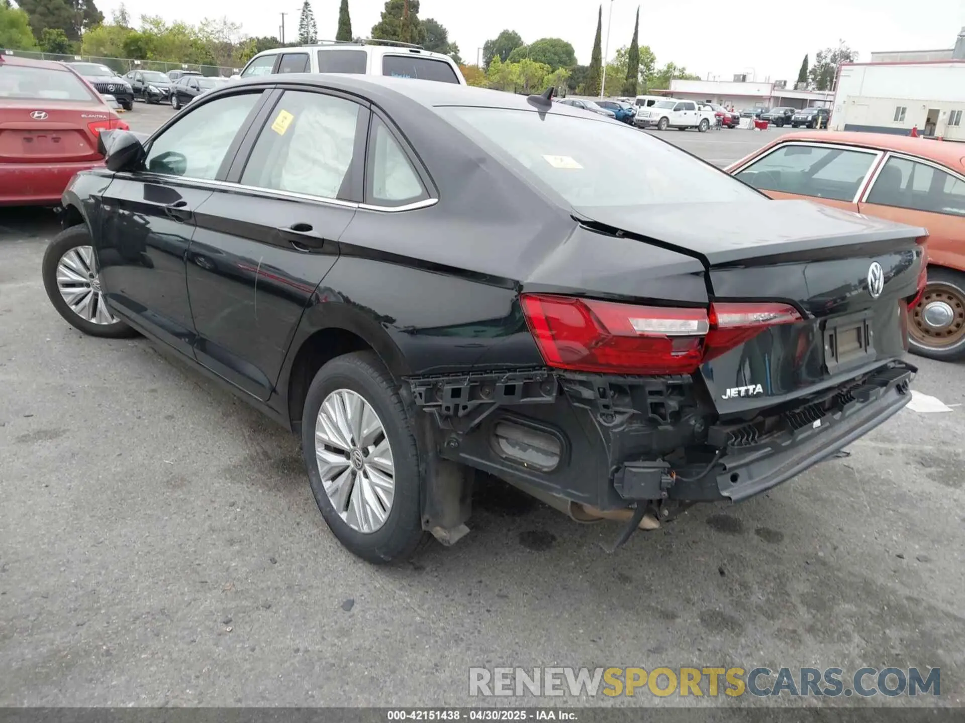 3 fotografías del automóvil dañado 3VWCB7BU9LM071647 VOLKSWAGEN JETTA 2020