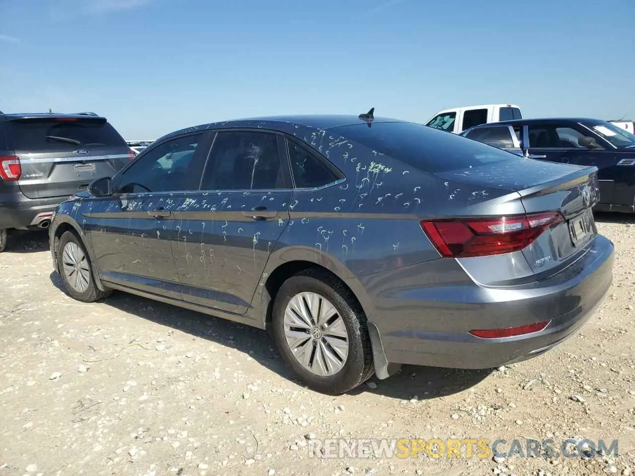 2 fotografías del automóvil dañado 3VWCB7BUXLM018553 VOLKSWAGEN JETTA 2020