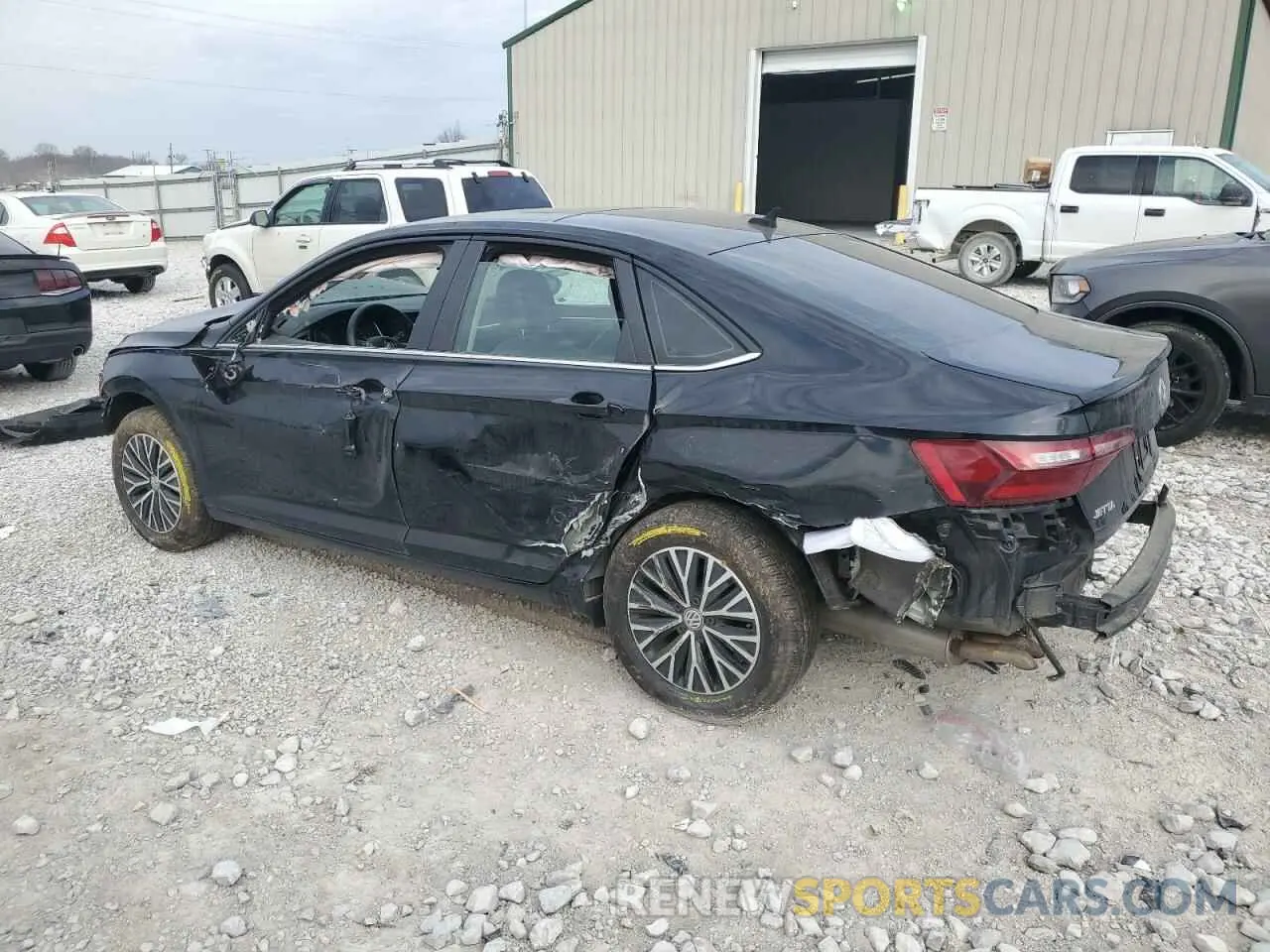 2 fotografías del automóvil dañado 3VWCB7BUXLM022540 VOLKSWAGEN JETTA 2020