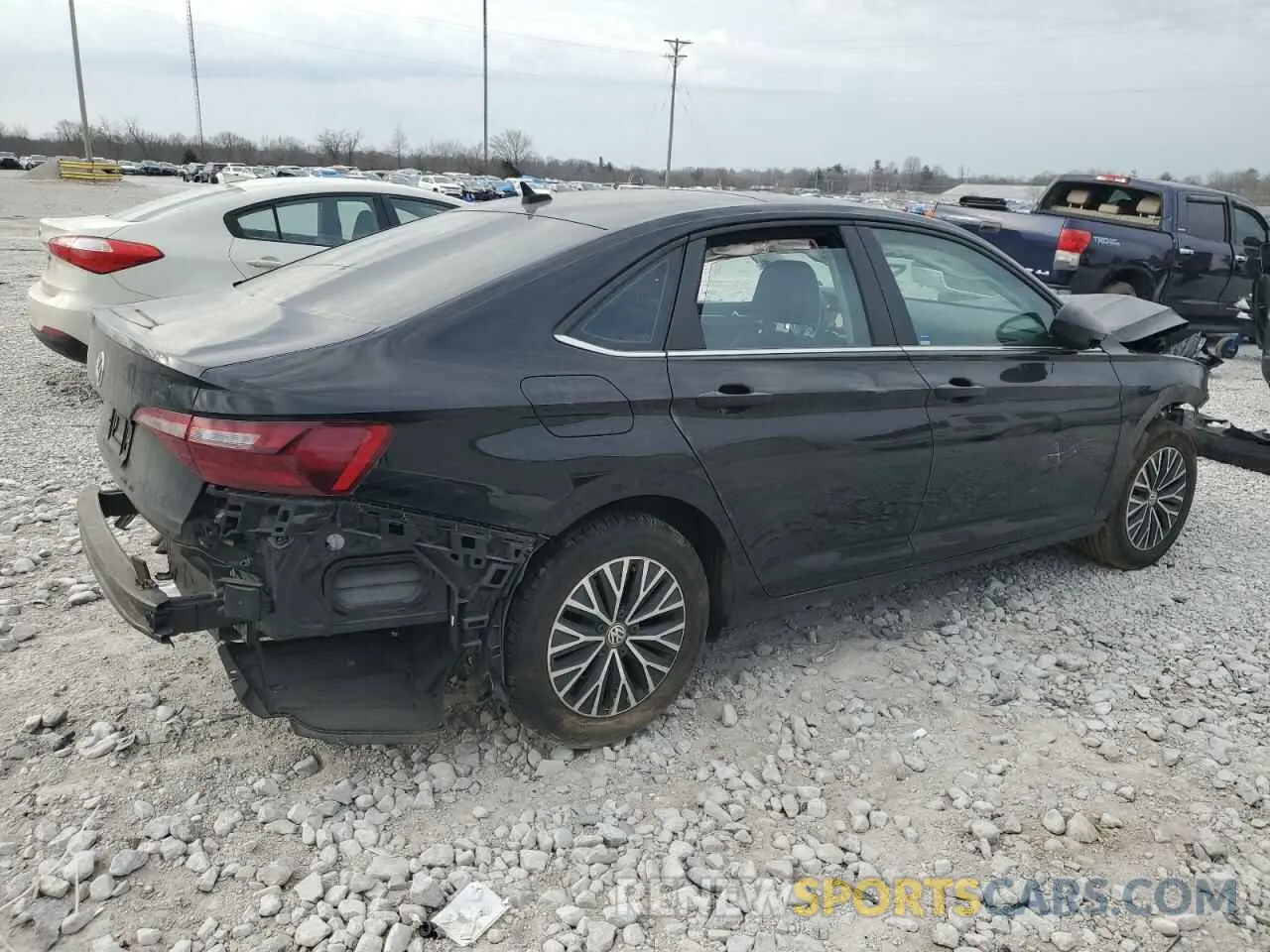 3 fotografías del automóvil dañado 3VWCB7BUXLM022540 VOLKSWAGEN JETTA 2020