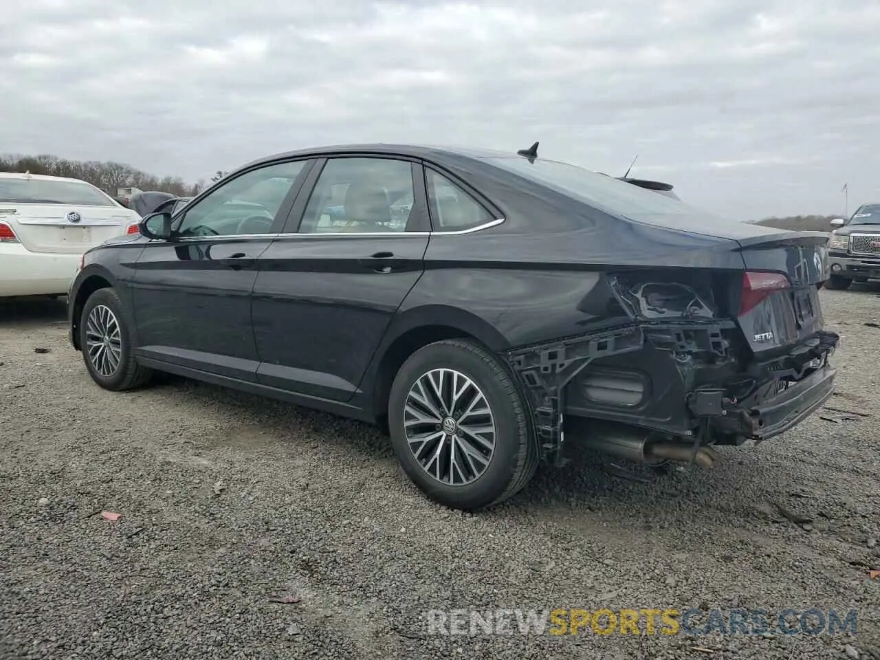 2 fotografías del automóvil dañado 3VWCB7BUXLM025163 VOLKSWAGEN JETTA 2020