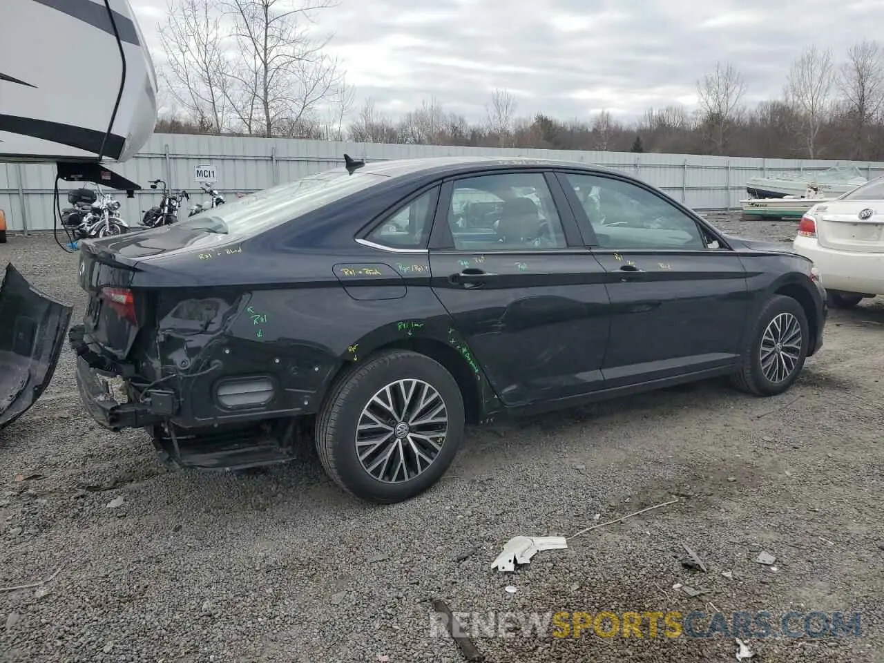 3 fotografías del automóvil dañado 3VWCB7BUXLM025163 VOLKSWAGEN JETTA 2020